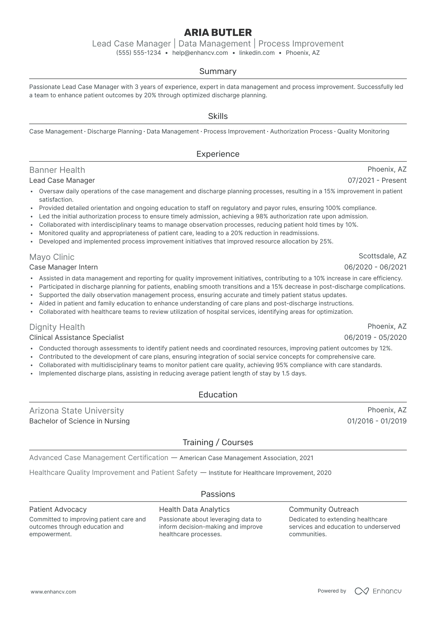 Lead Case Manager Resume Example Resume Example