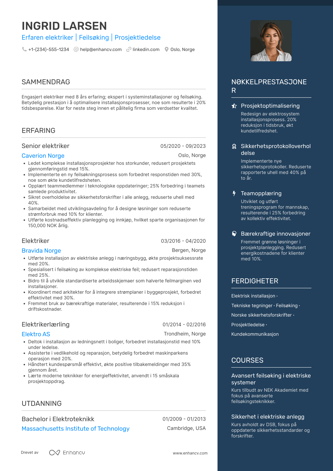 Elektriker CV