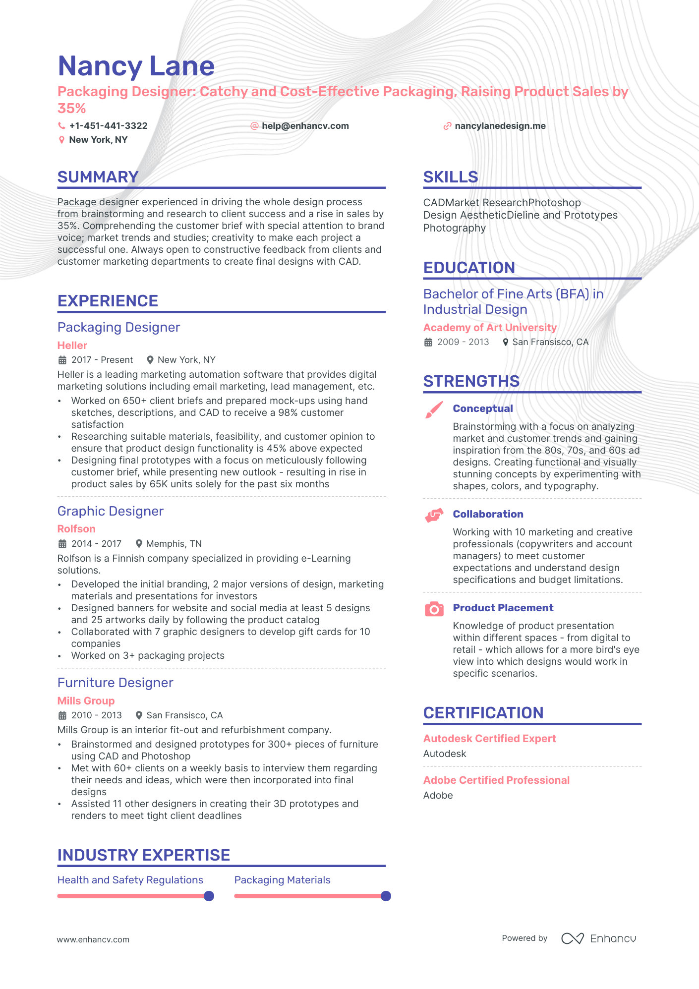 5 Packaging Designer Resume Examples & Guide for 2024