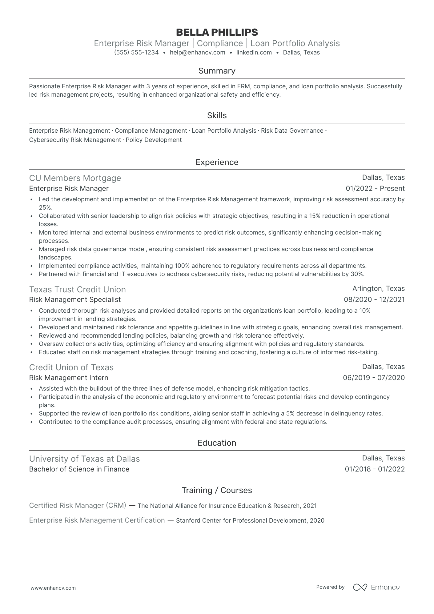 Chief Risk Management Officer Resume Example Resume Example