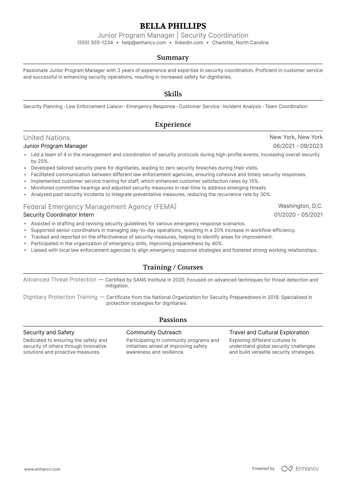 Senior Program Manager resume example