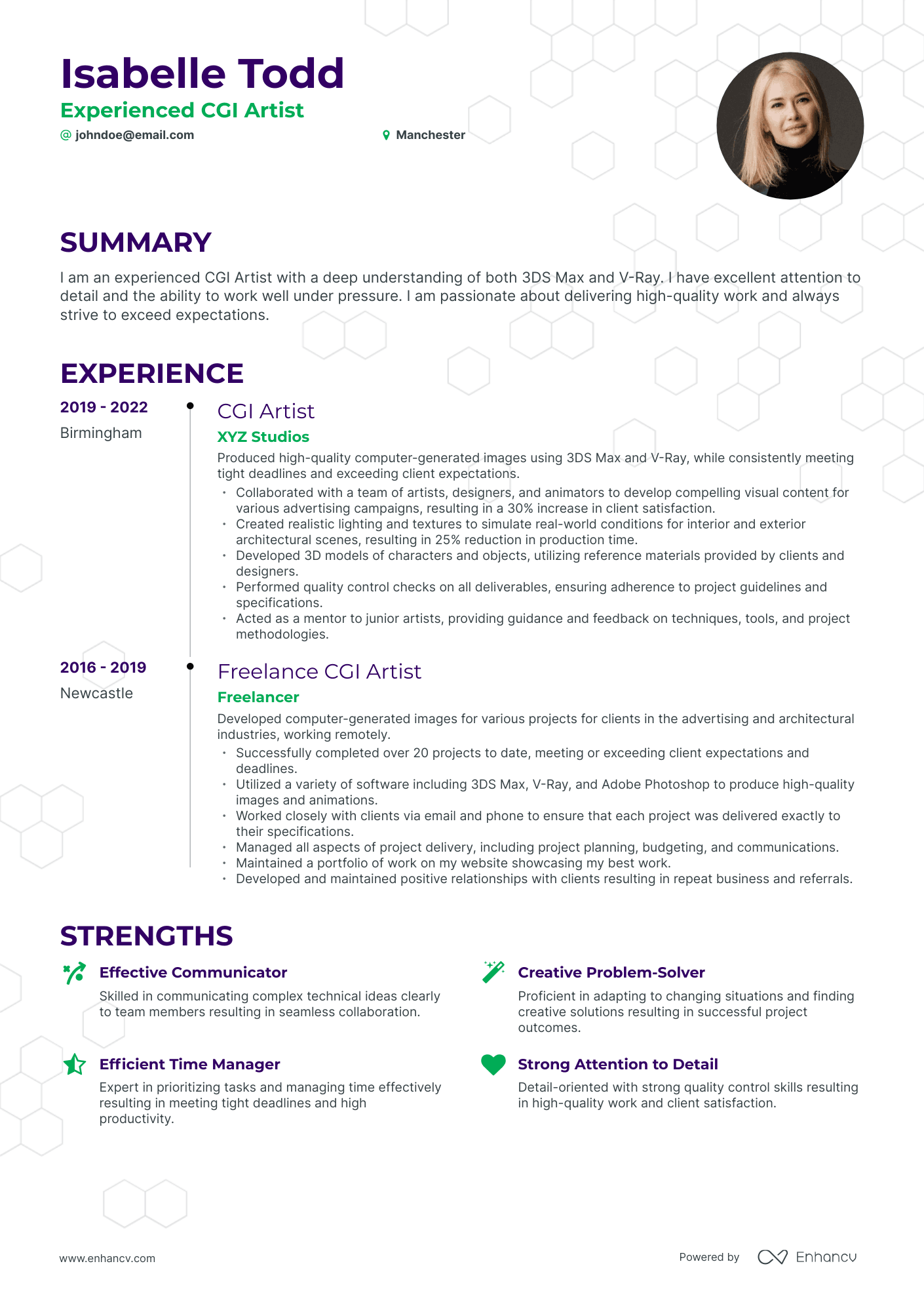 3 Artist CV Examples for 2023