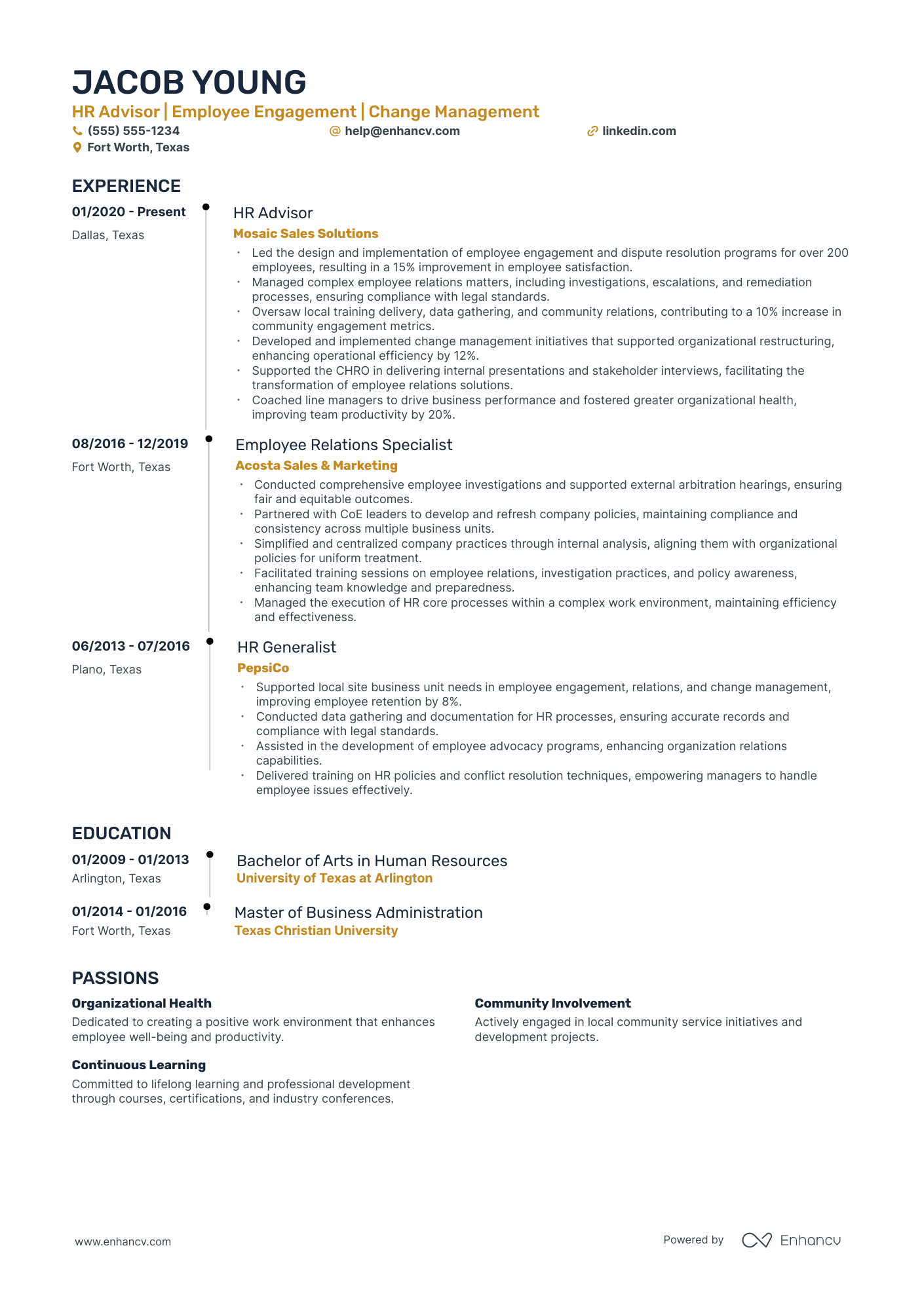 Junior Team Lead resume example