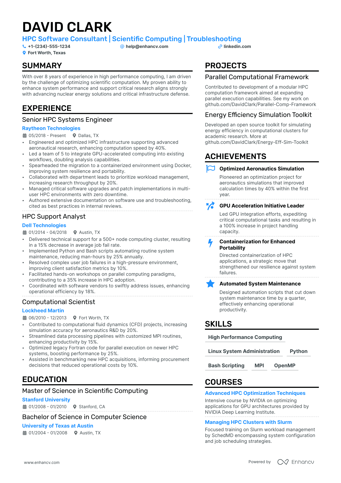 Software Consultant resume example