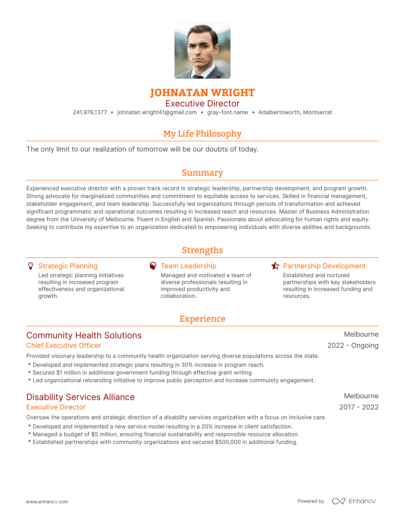 3 Executive Director Resume Examples & HowTo Guide for 2024