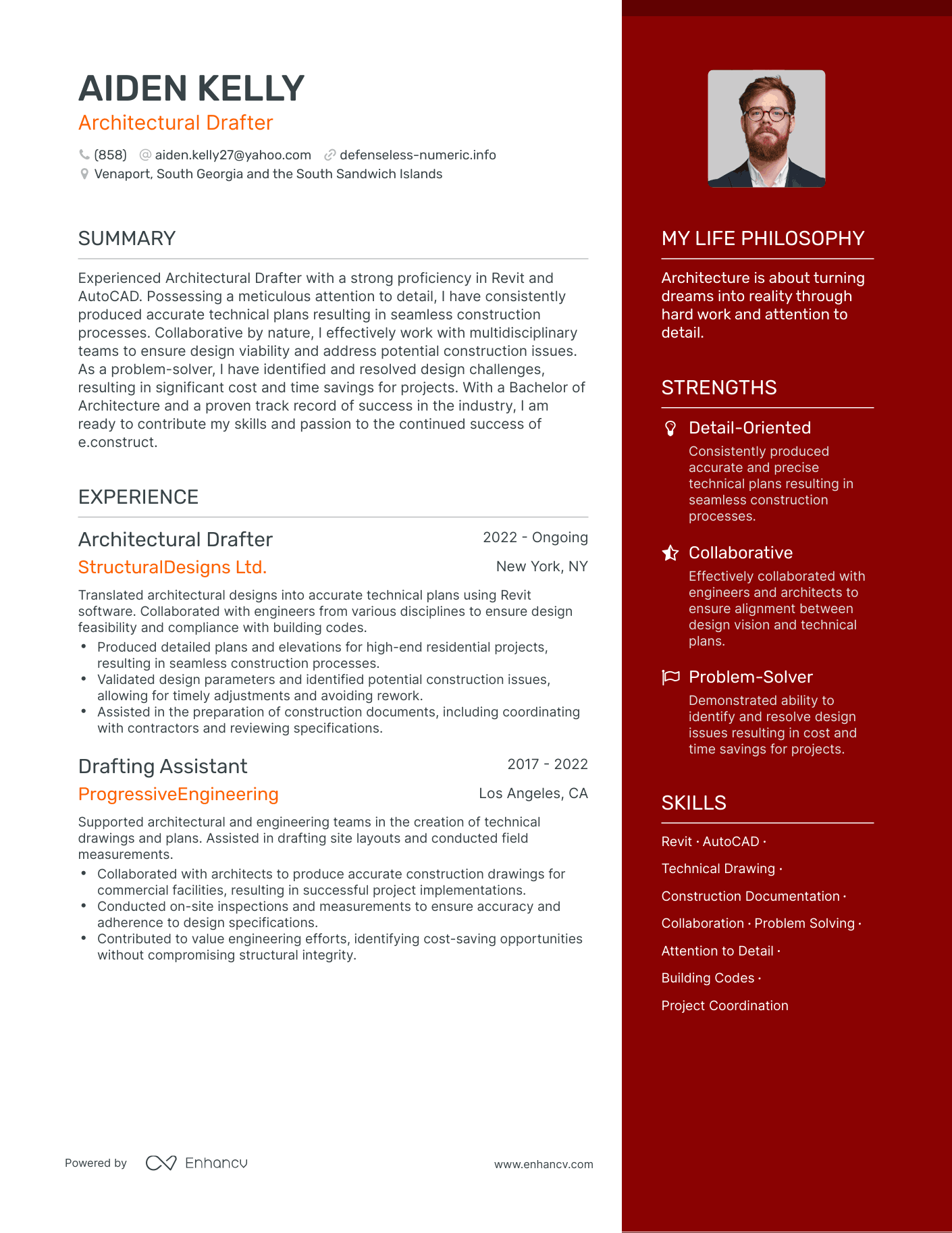 3 Architectural Drafter Resume Examples How To Guide For 2024