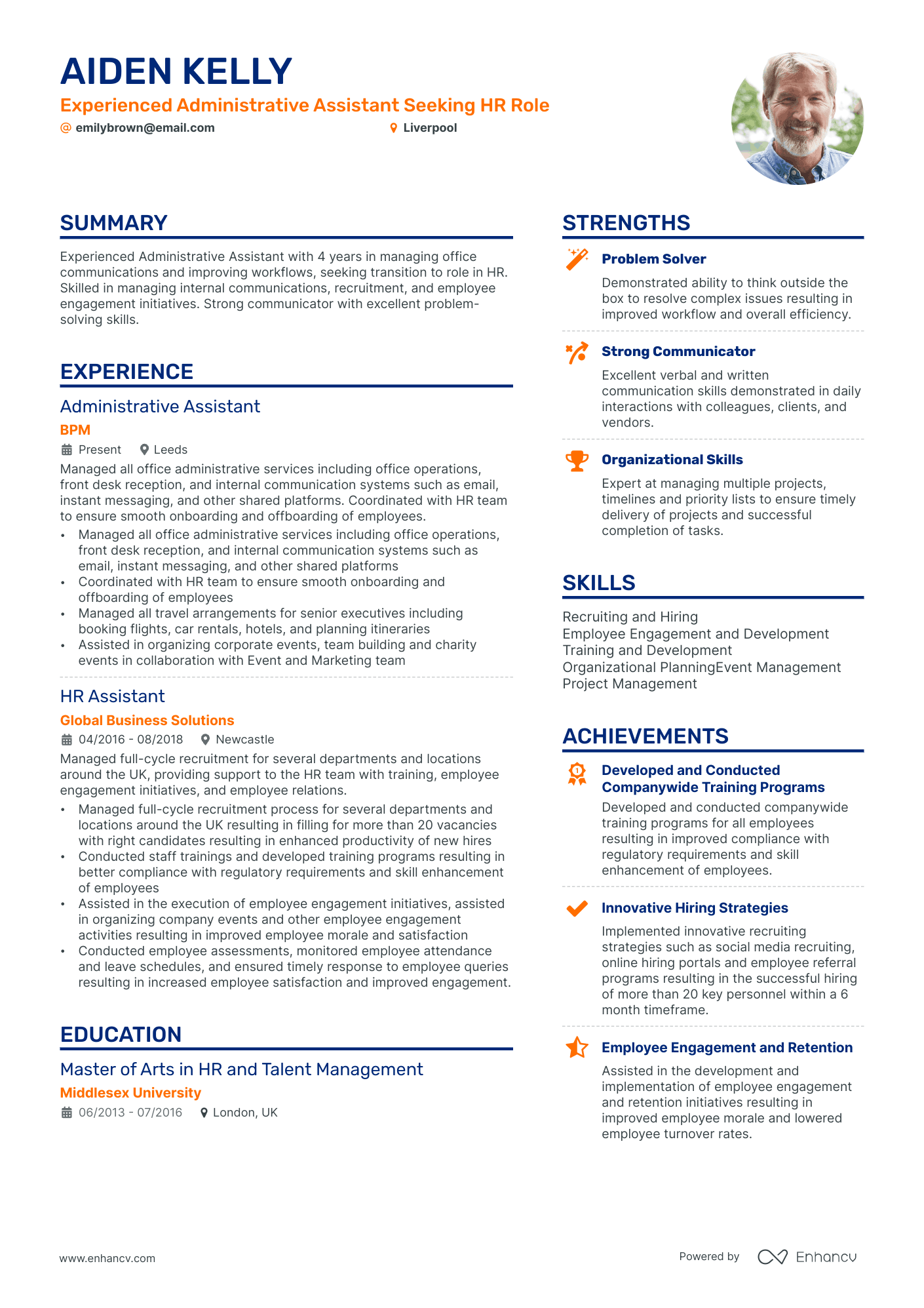 3 Administrative Assistant CV Examples For 2024   Image 