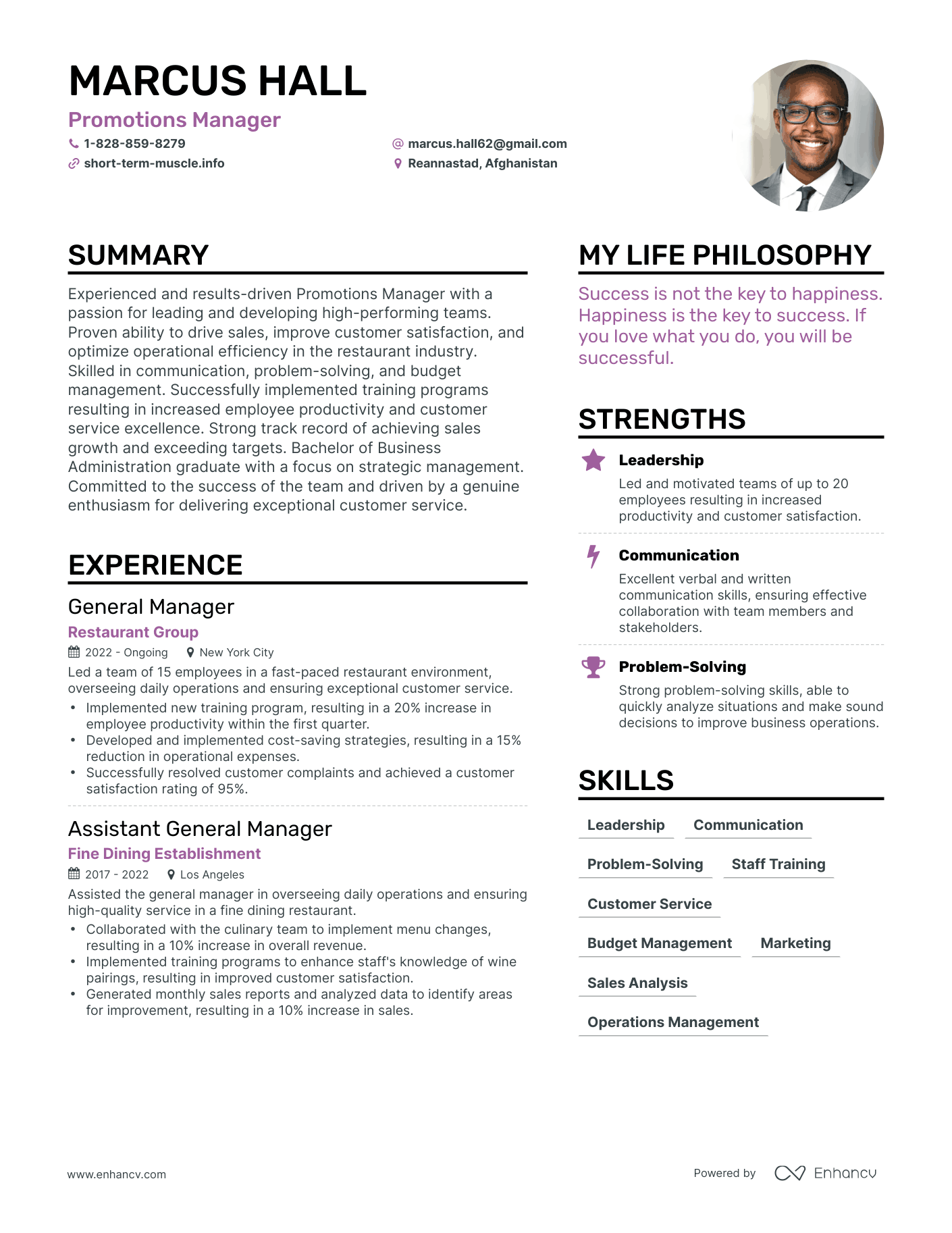 Resume Promotion Template Prntbl concejomunicipaldechinu gov co