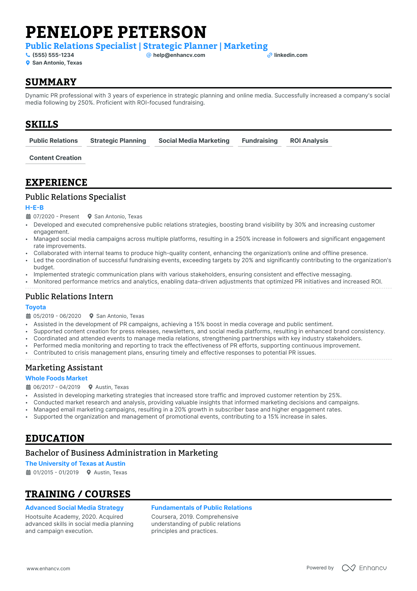 Personal Assistant and Public Relations Officer Resume Example Resume Example