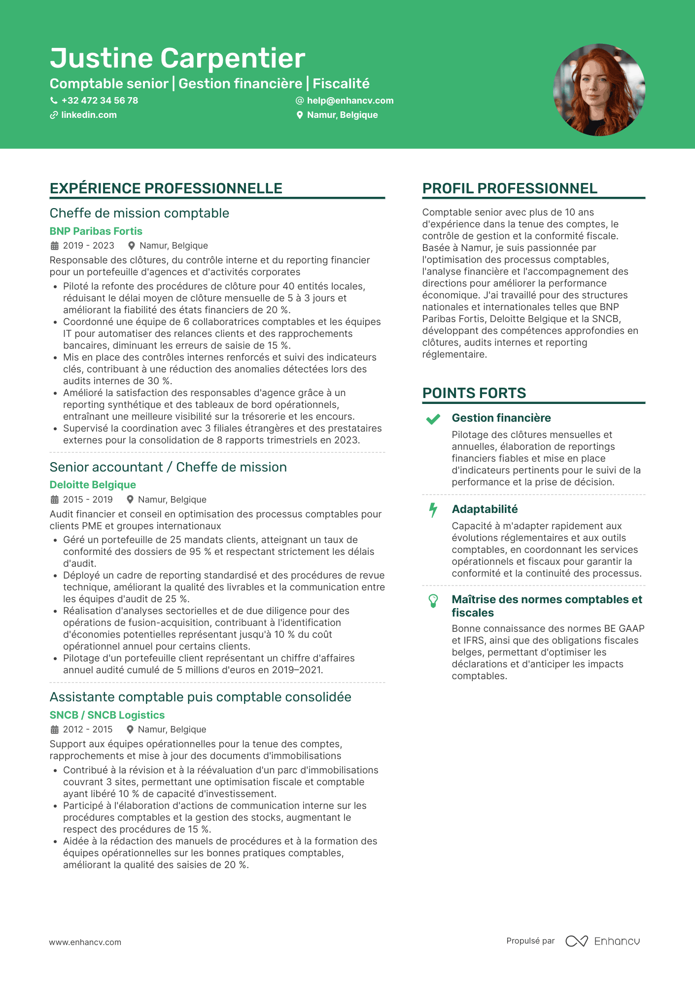 Créatif — Modèles de CV gratuits