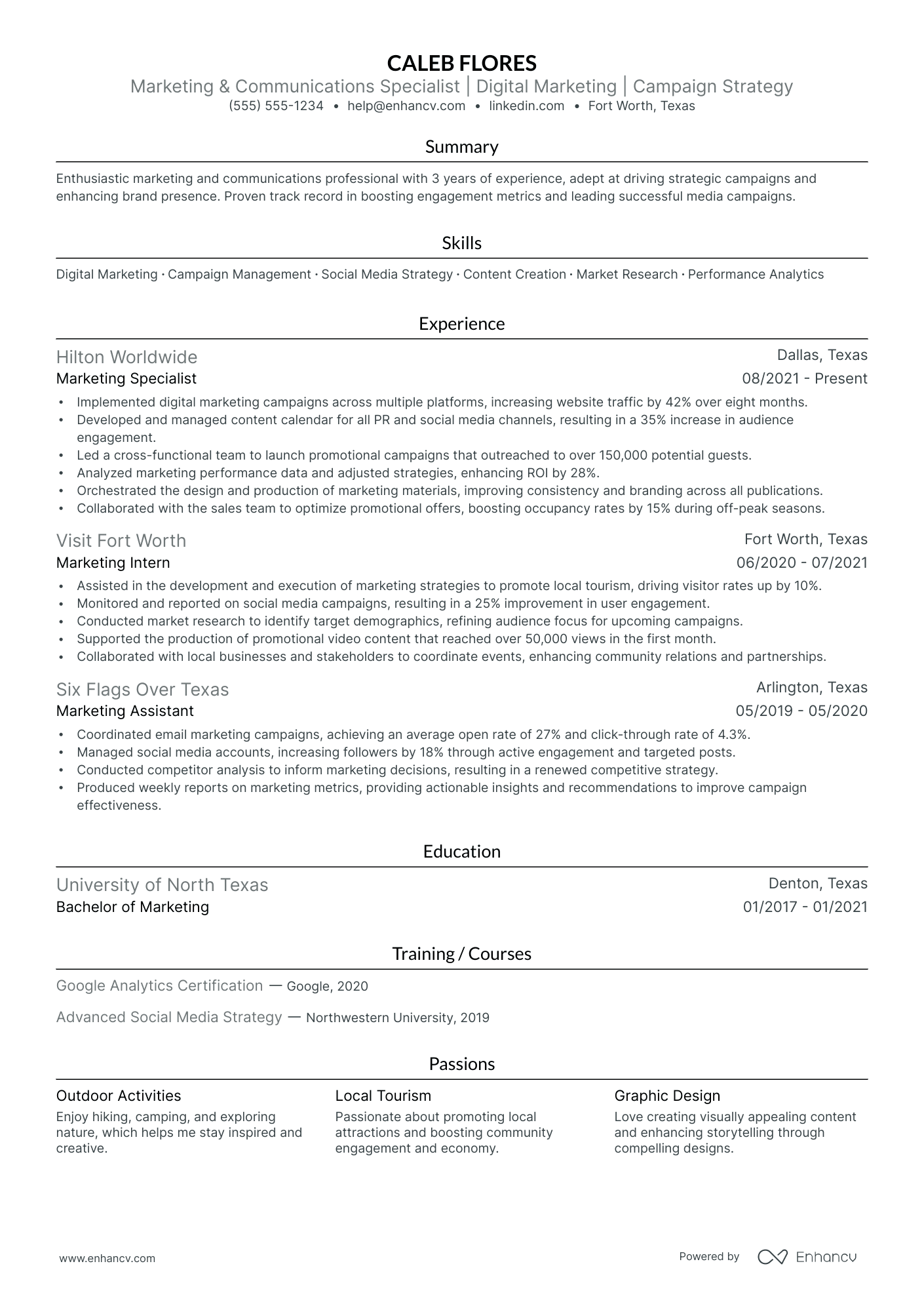 Digital Marketing and Communications Director Resume Example Resume Example