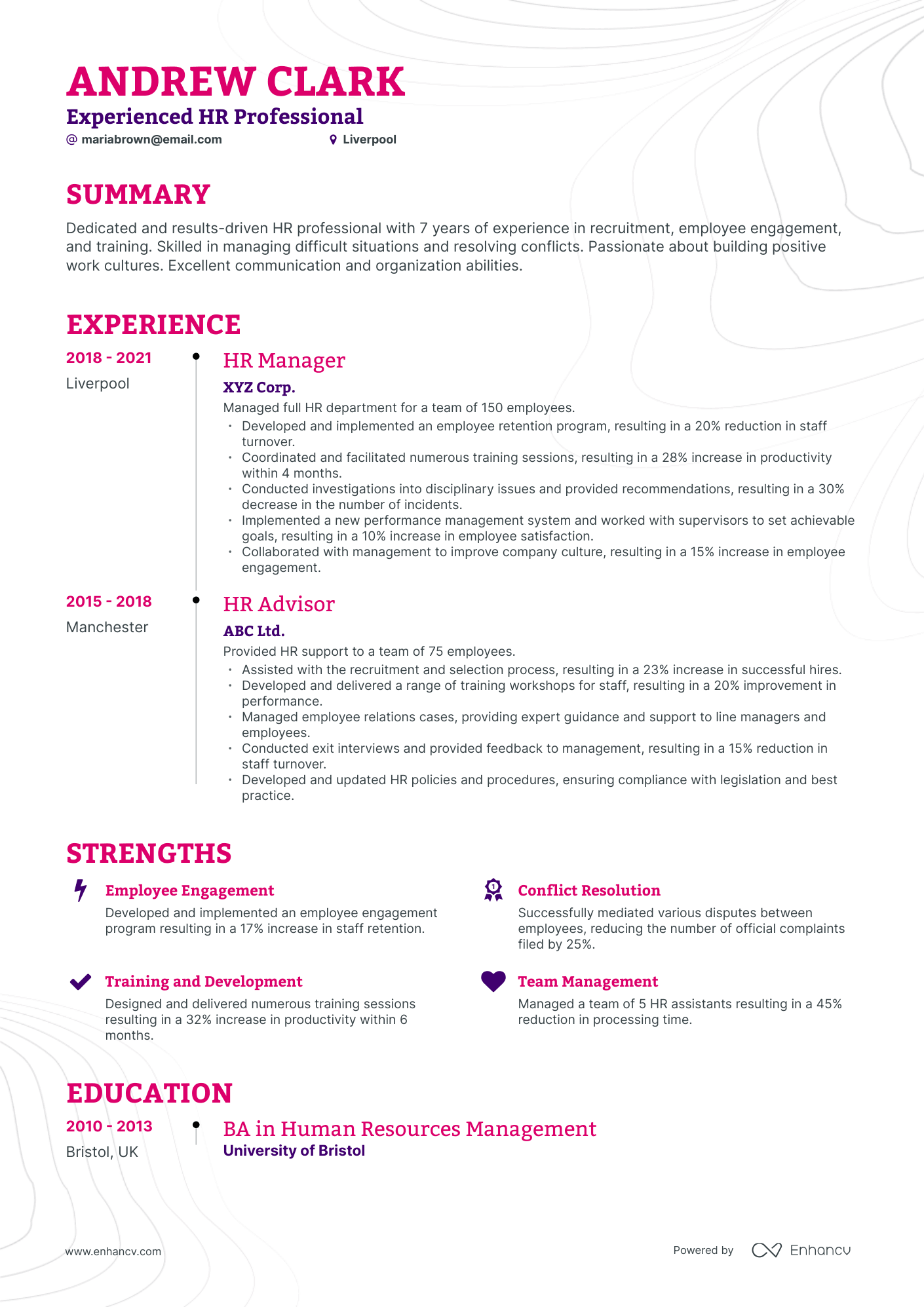 3 Human Resources CV Examples for 2023