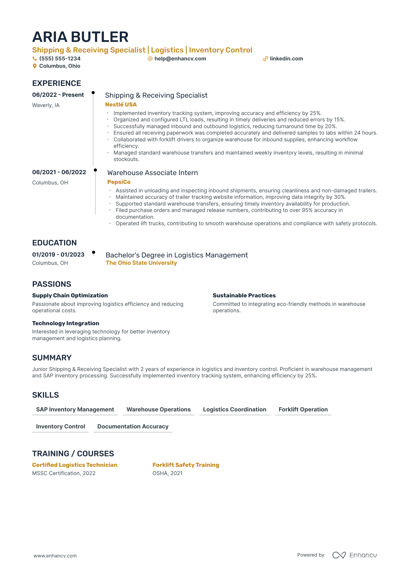 Assistant Shipping Receiving Clerk Resume Example Resume Example