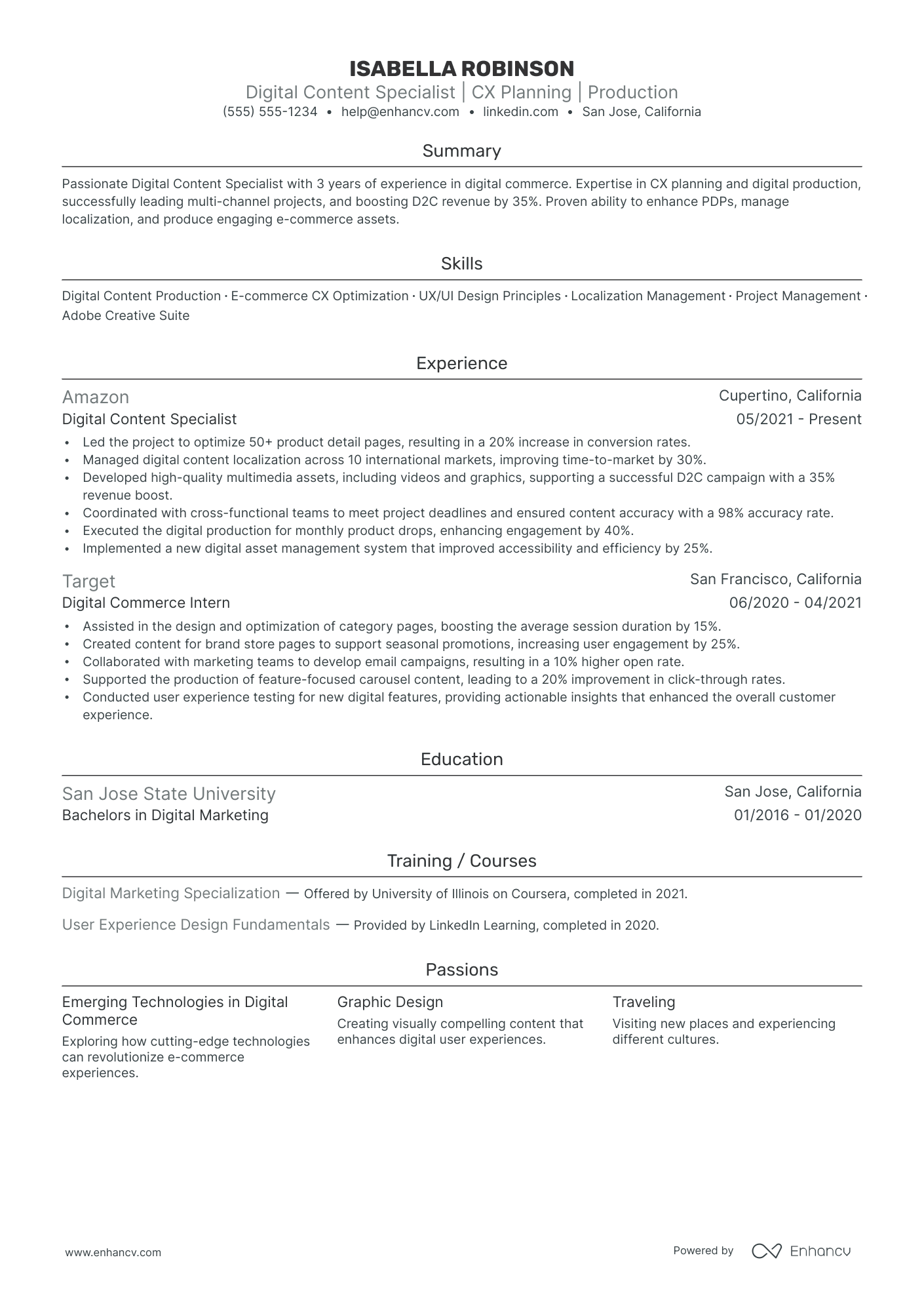 Digital Media Producer Resume Example Resume Example