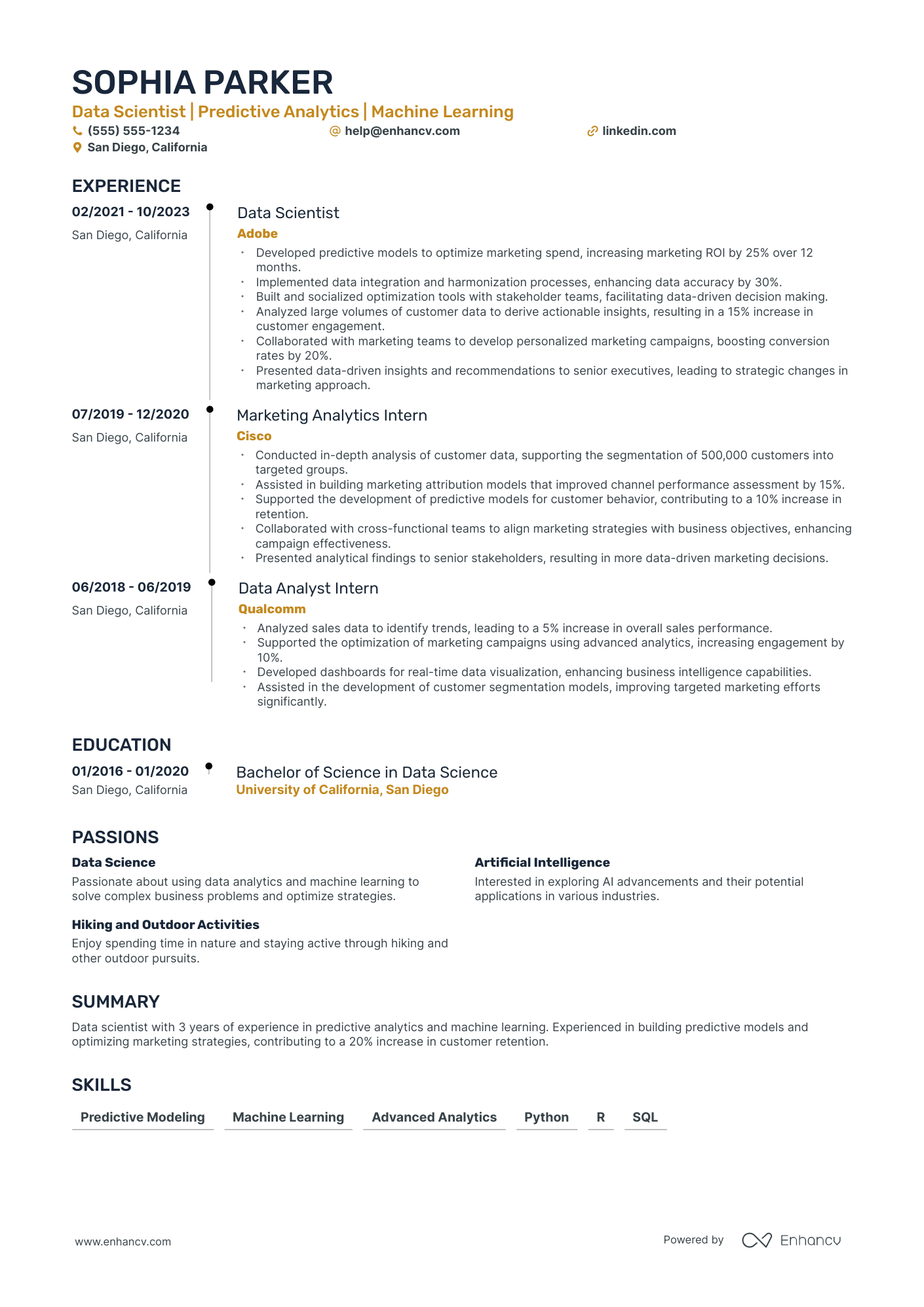 Director of Innovation resume example