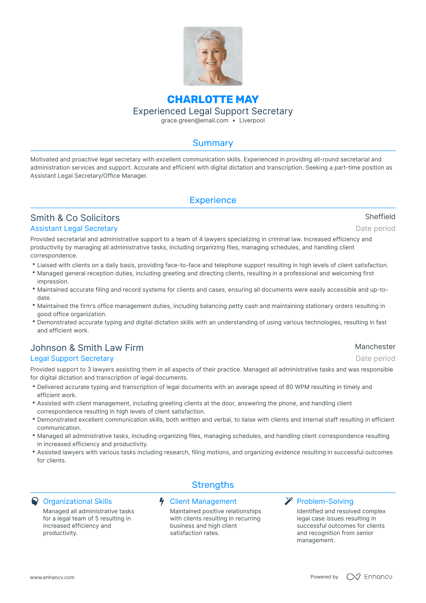 3 Secretary CV Examples for 2023