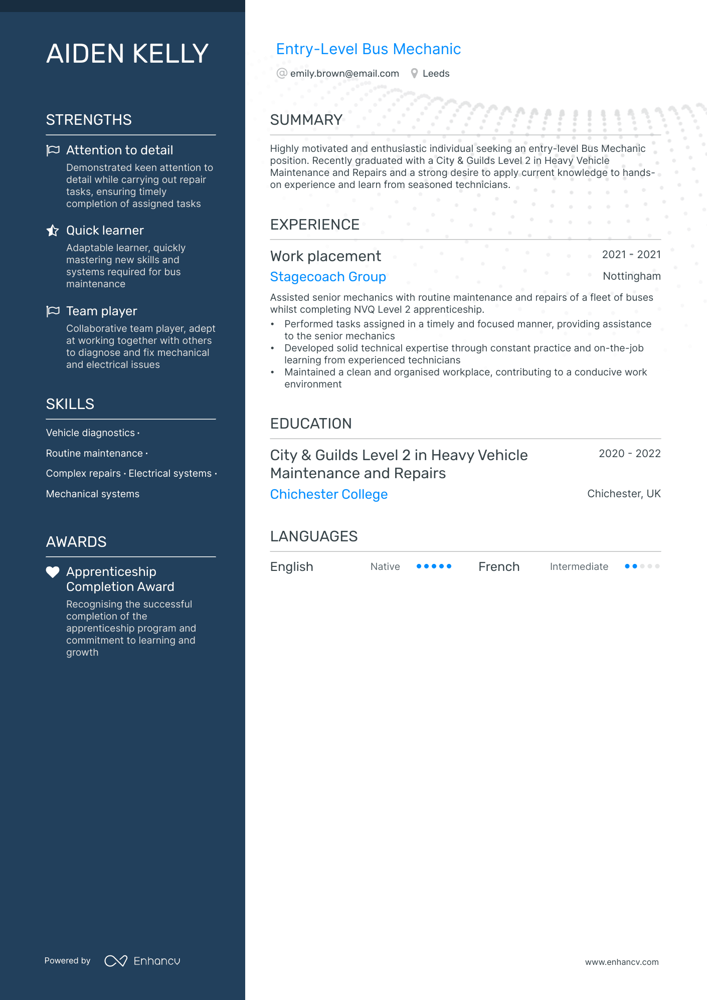 3 Mechanic CV Examples for 2024