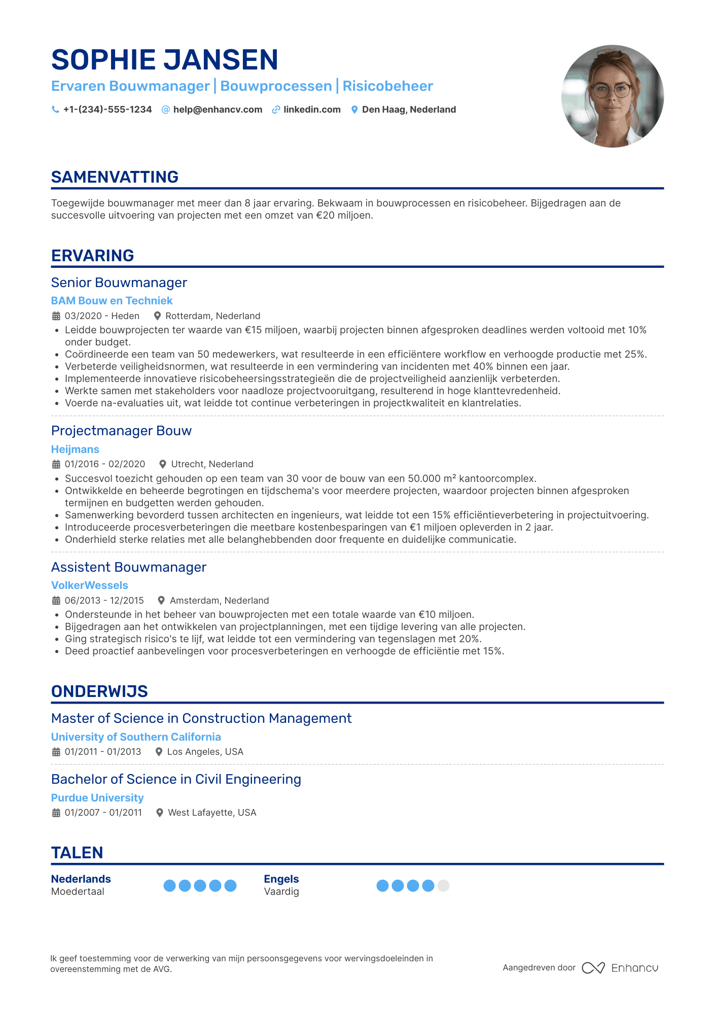 Bouwmanager CV