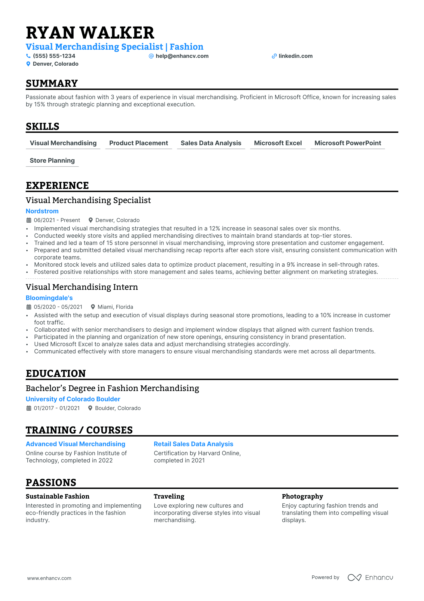 Fashion Brand Ambassador Resume Example Resume Example