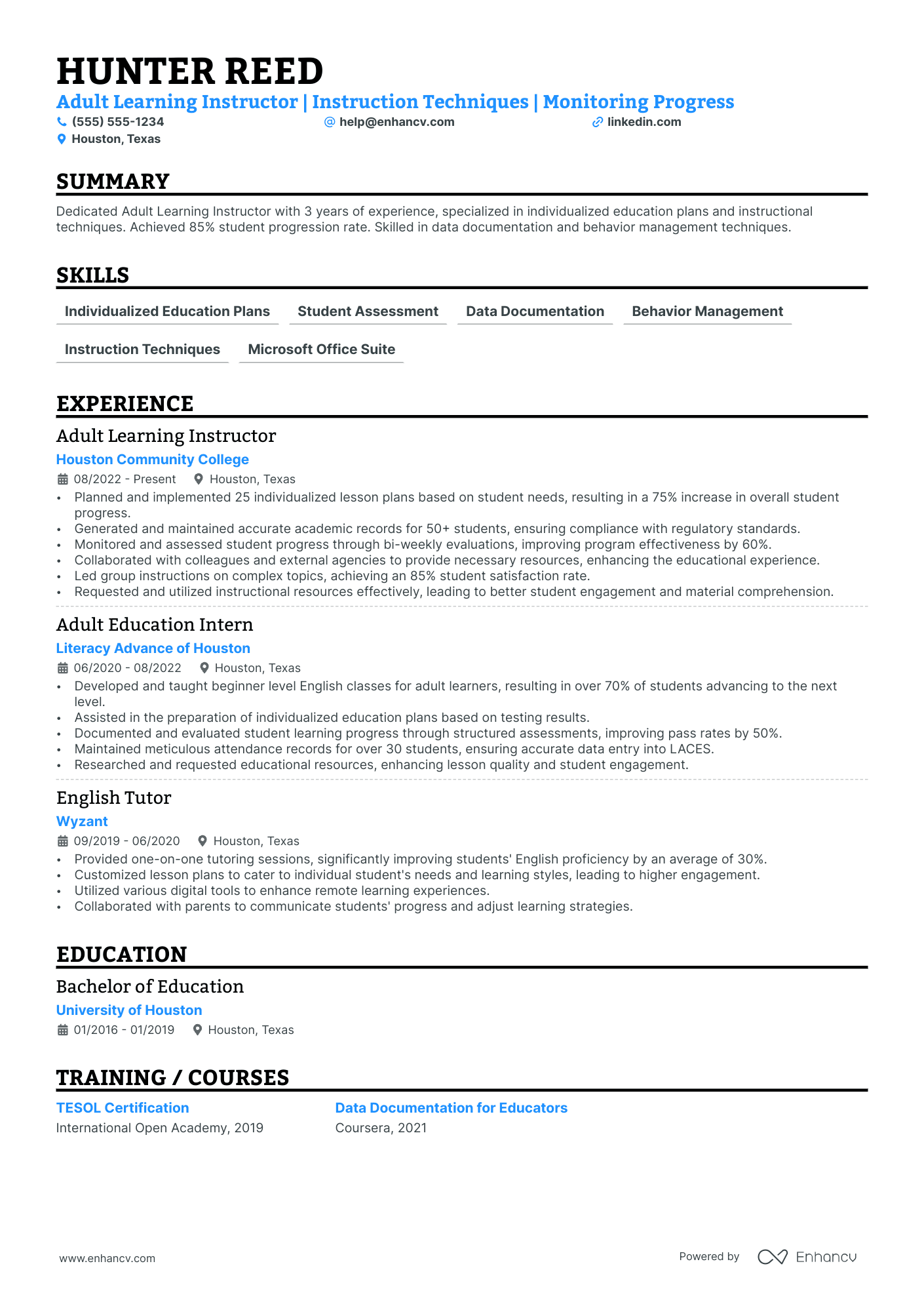 English Language Tutor Resume Example Resume Example