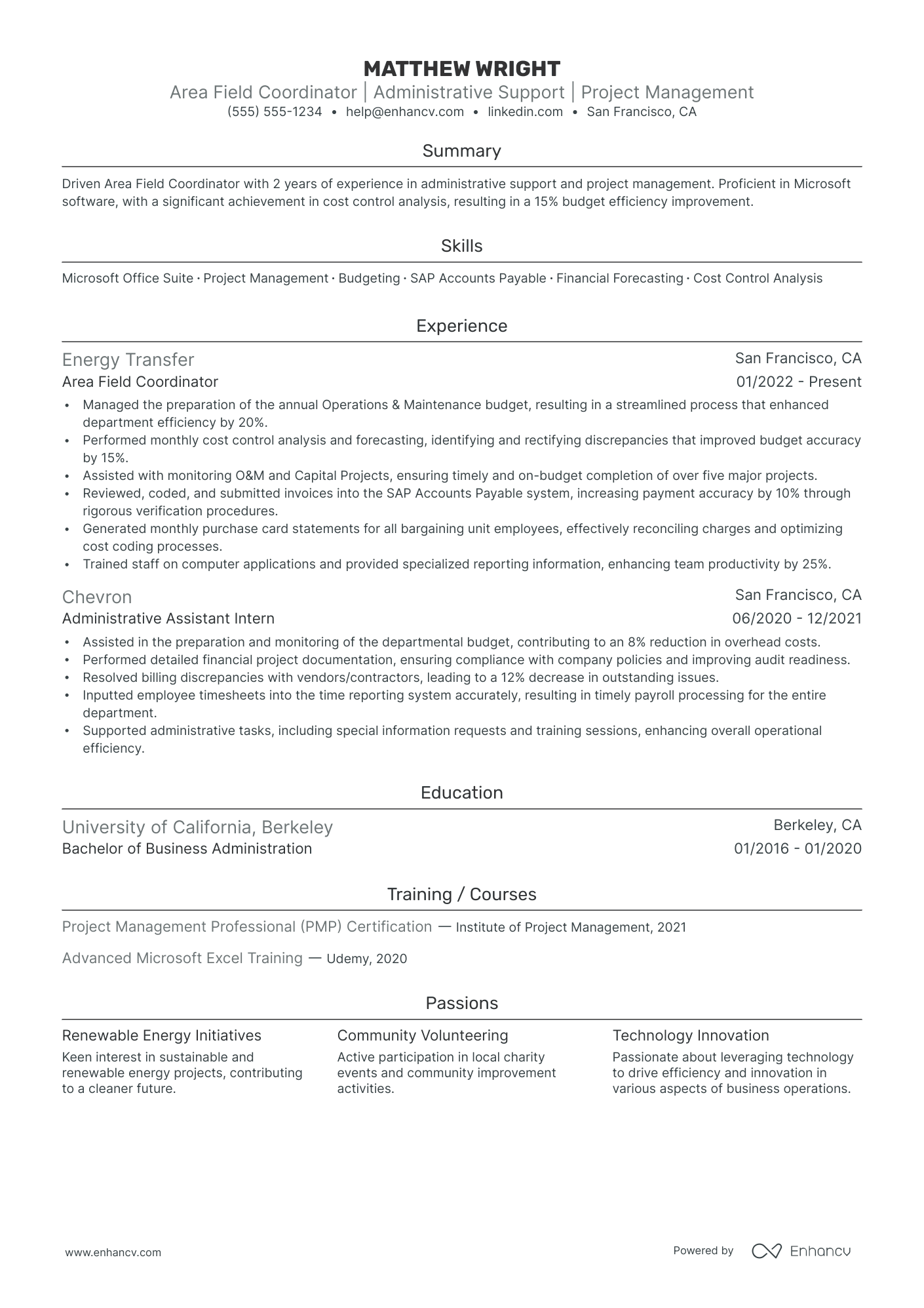 Assistant Benefits Coordinator resume example