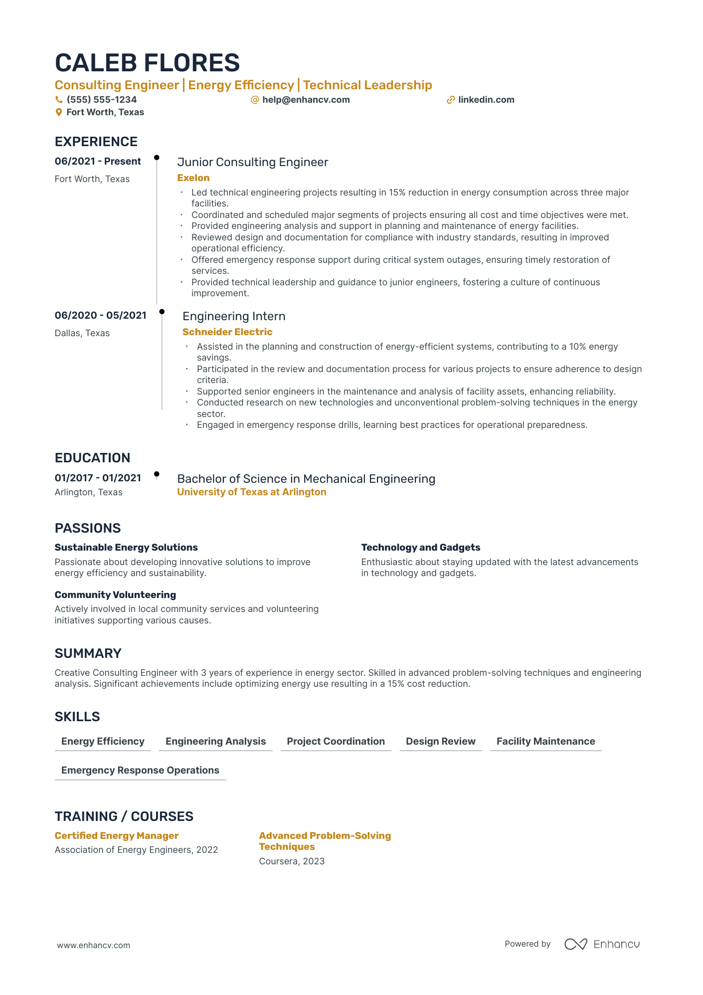 Consulting Engineer Resume Example Resume Example