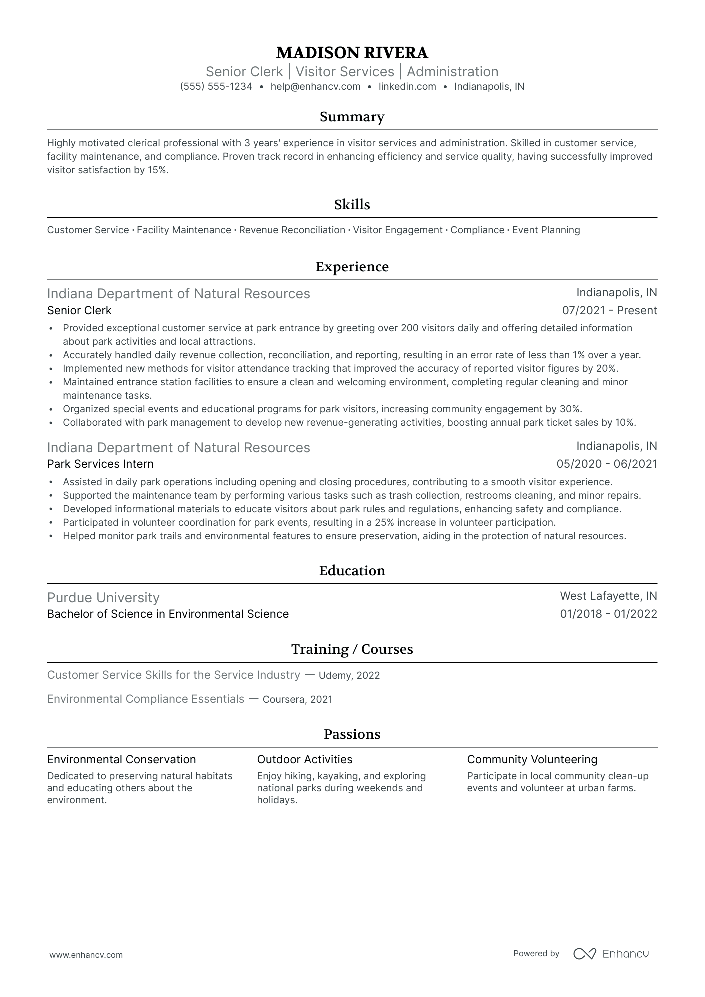 Senior Sales Clerk Resume Example Resume Example