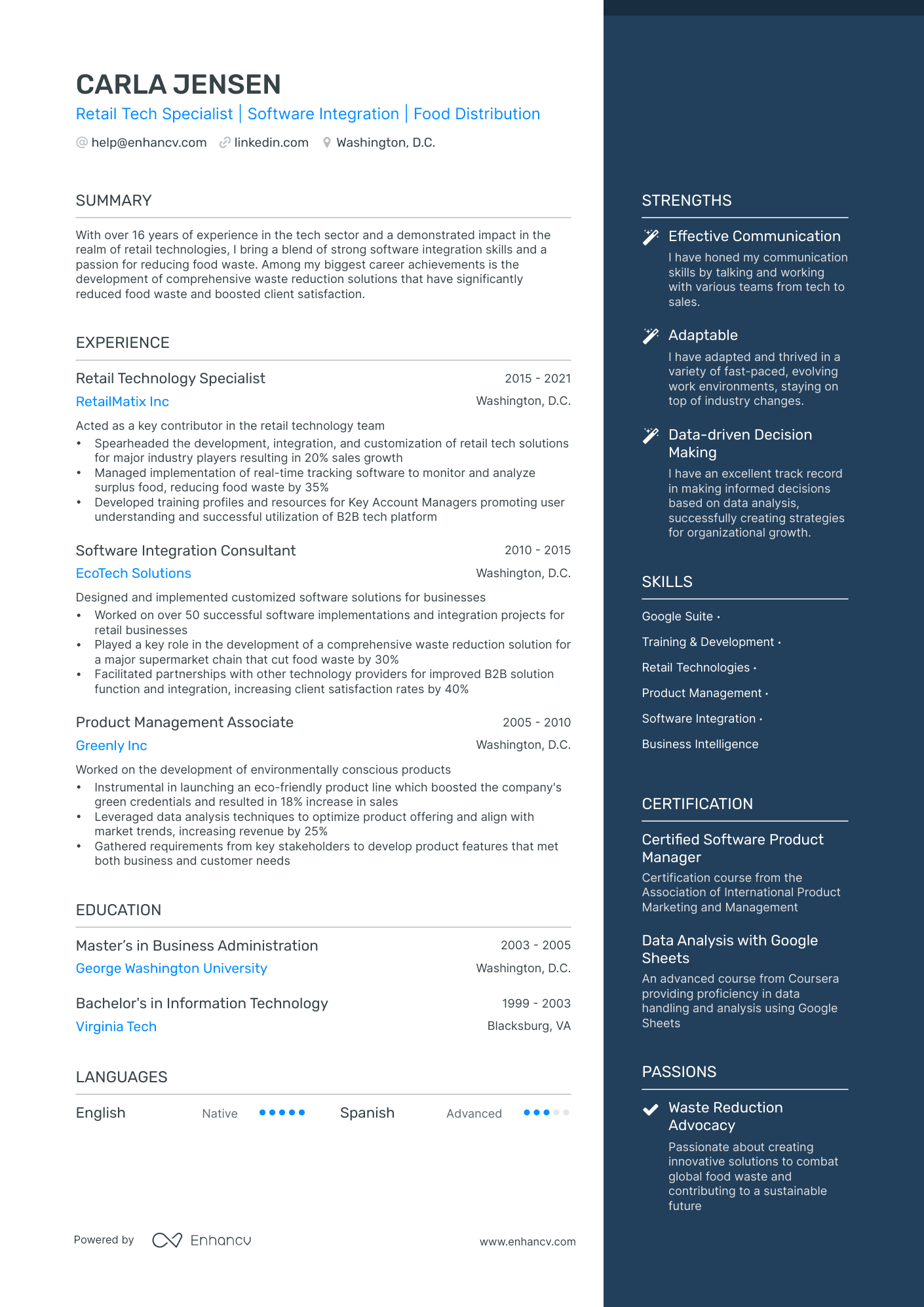 Product Support Specialist resume example