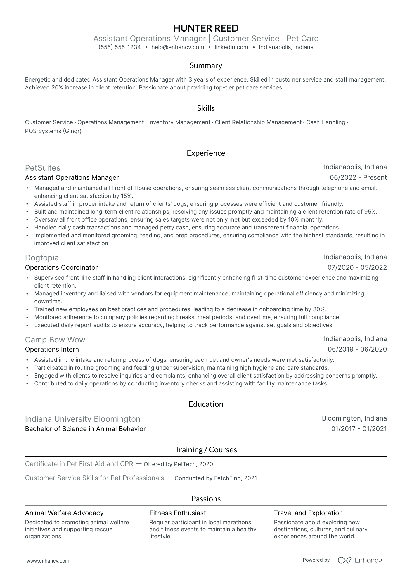 Daycare Operations Manager Resume Example Resume Example