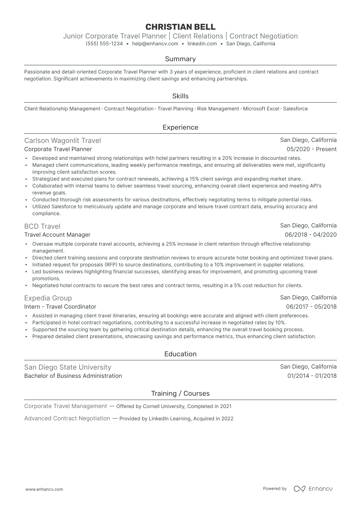 Corporate Travel Agent Resume Example Resume Example