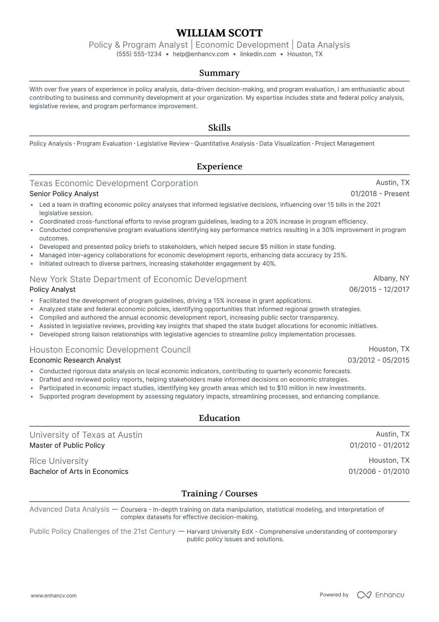 Junior Policy Analyst Resume Example Resume Example