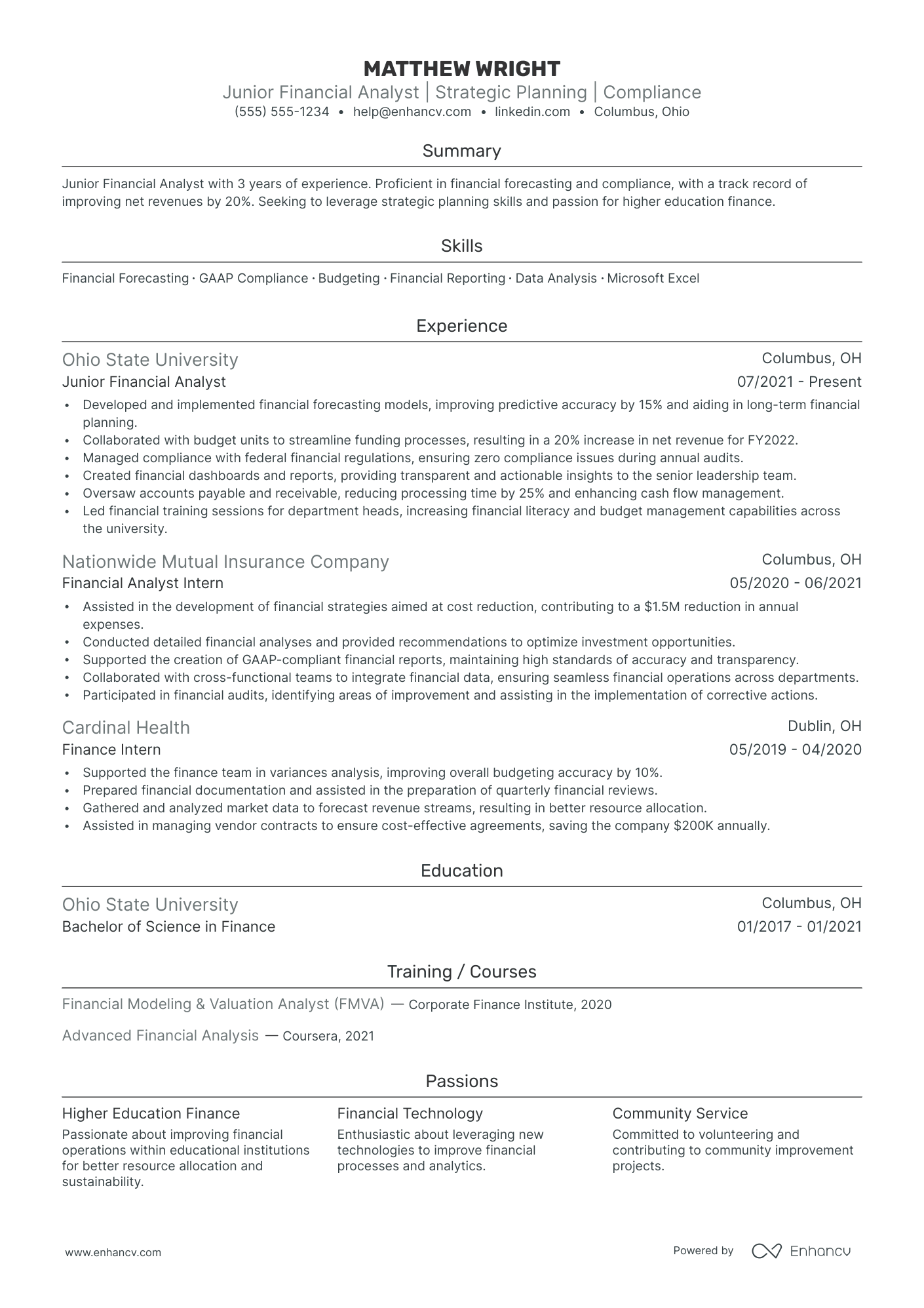 Global Chief Revenue Officer resume example