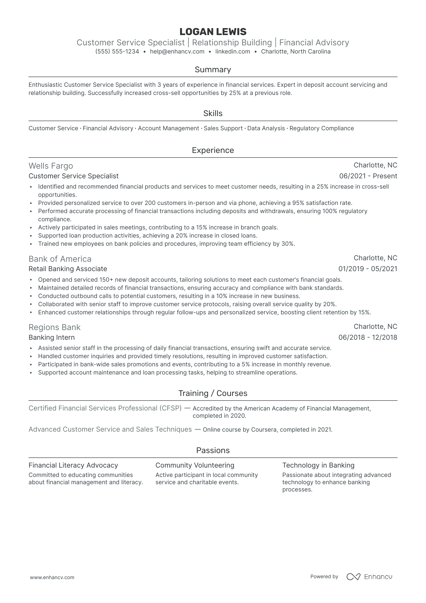 1 Successful Retail Bank Teller Resume Example And Writing Tips for 2024