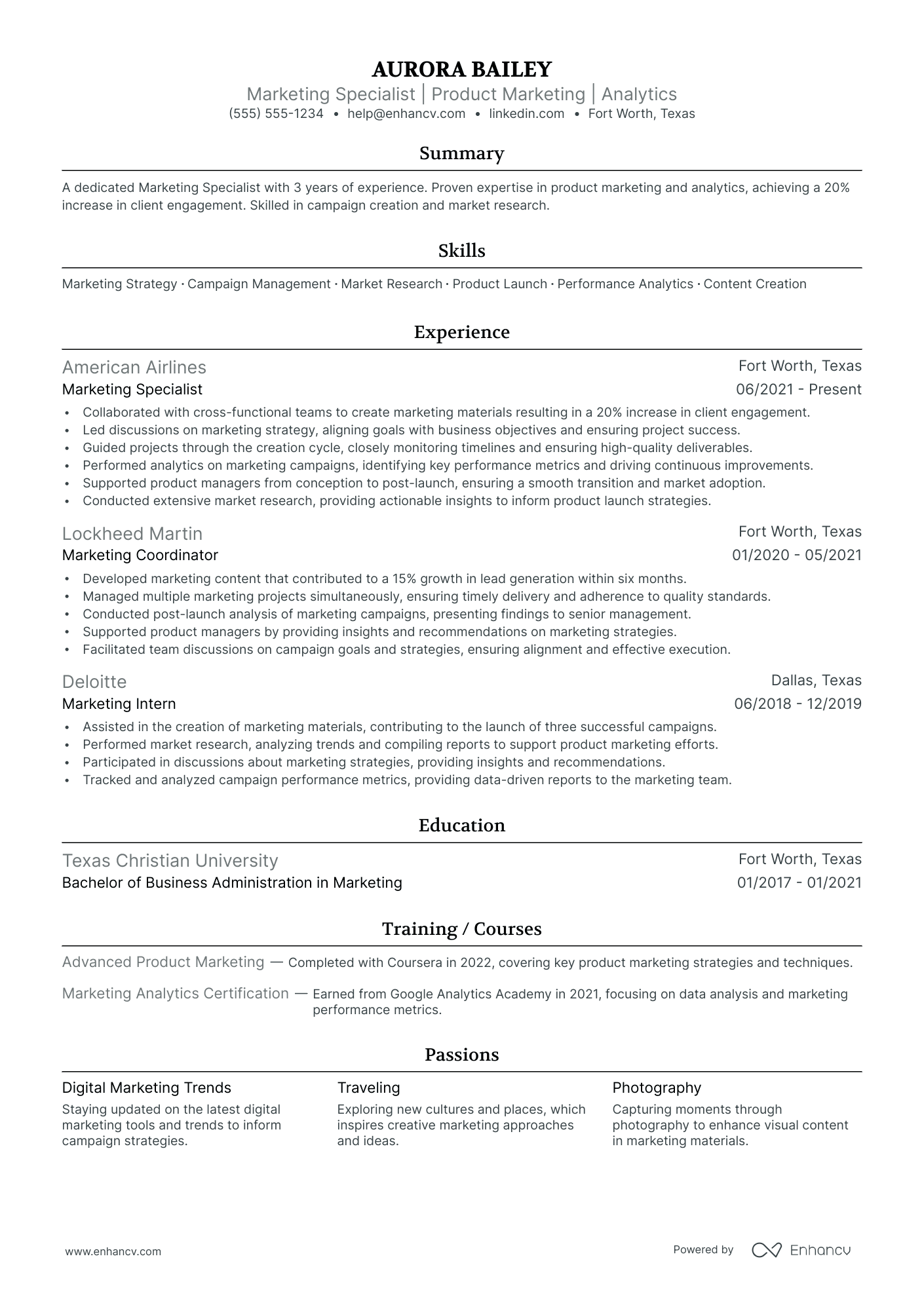 Biotechnology resume example