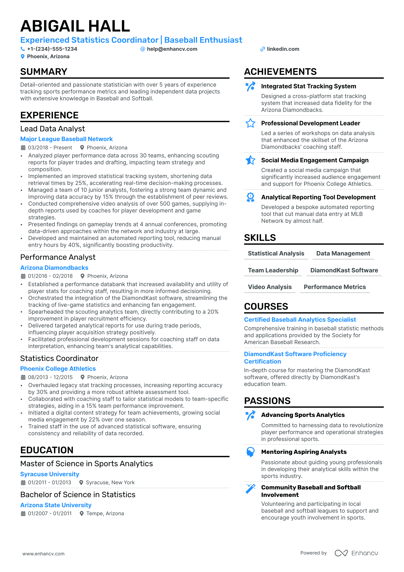 Field Manager resume example