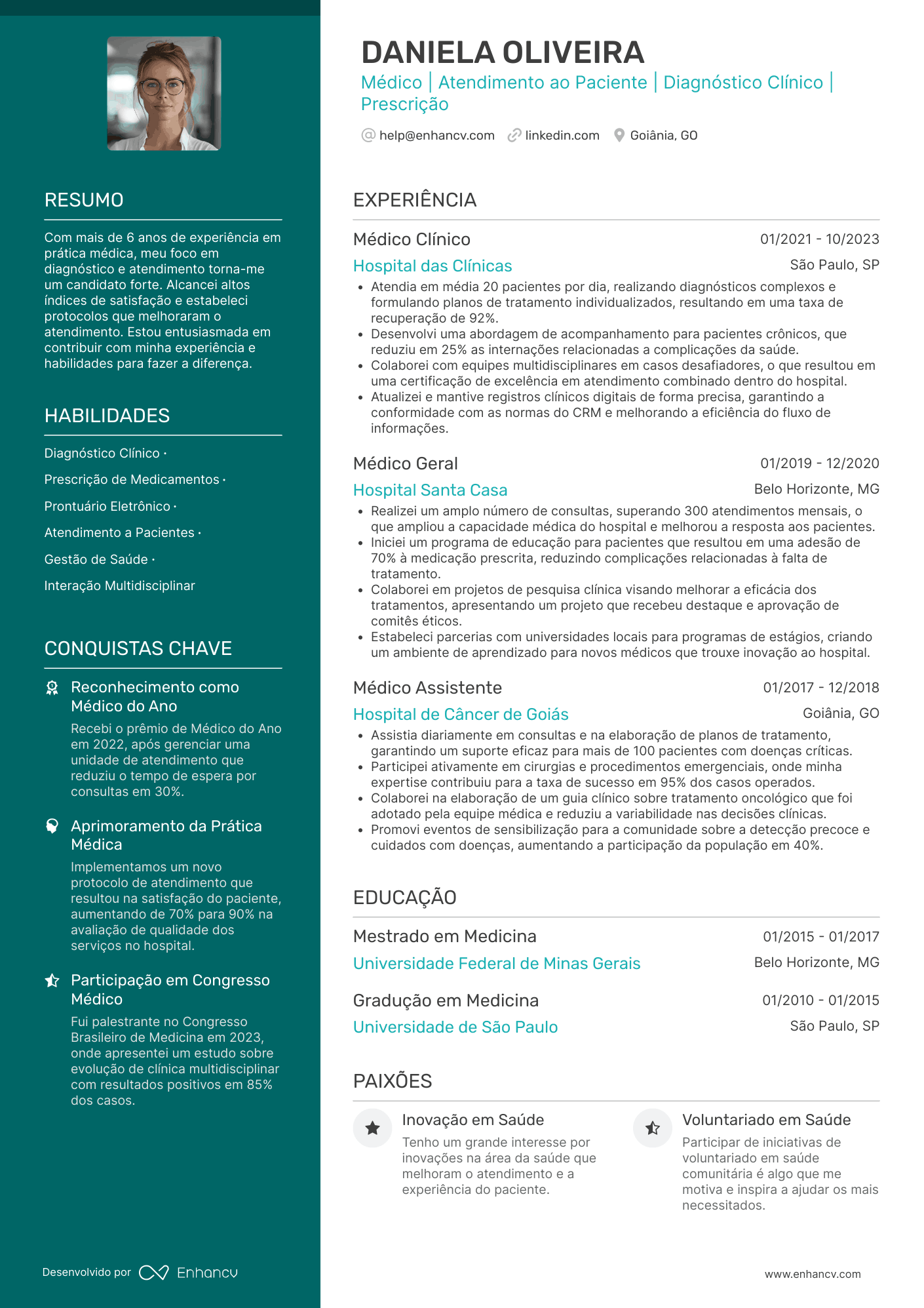 medico curriculo CV