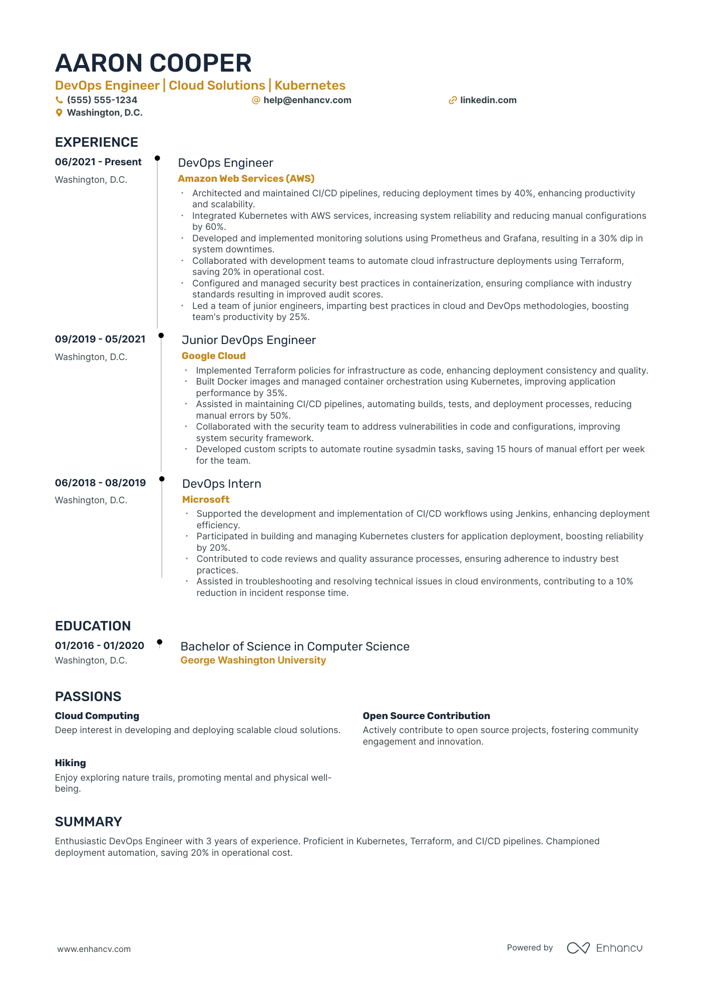 DevOps System Engineer Resume Example Resume Example