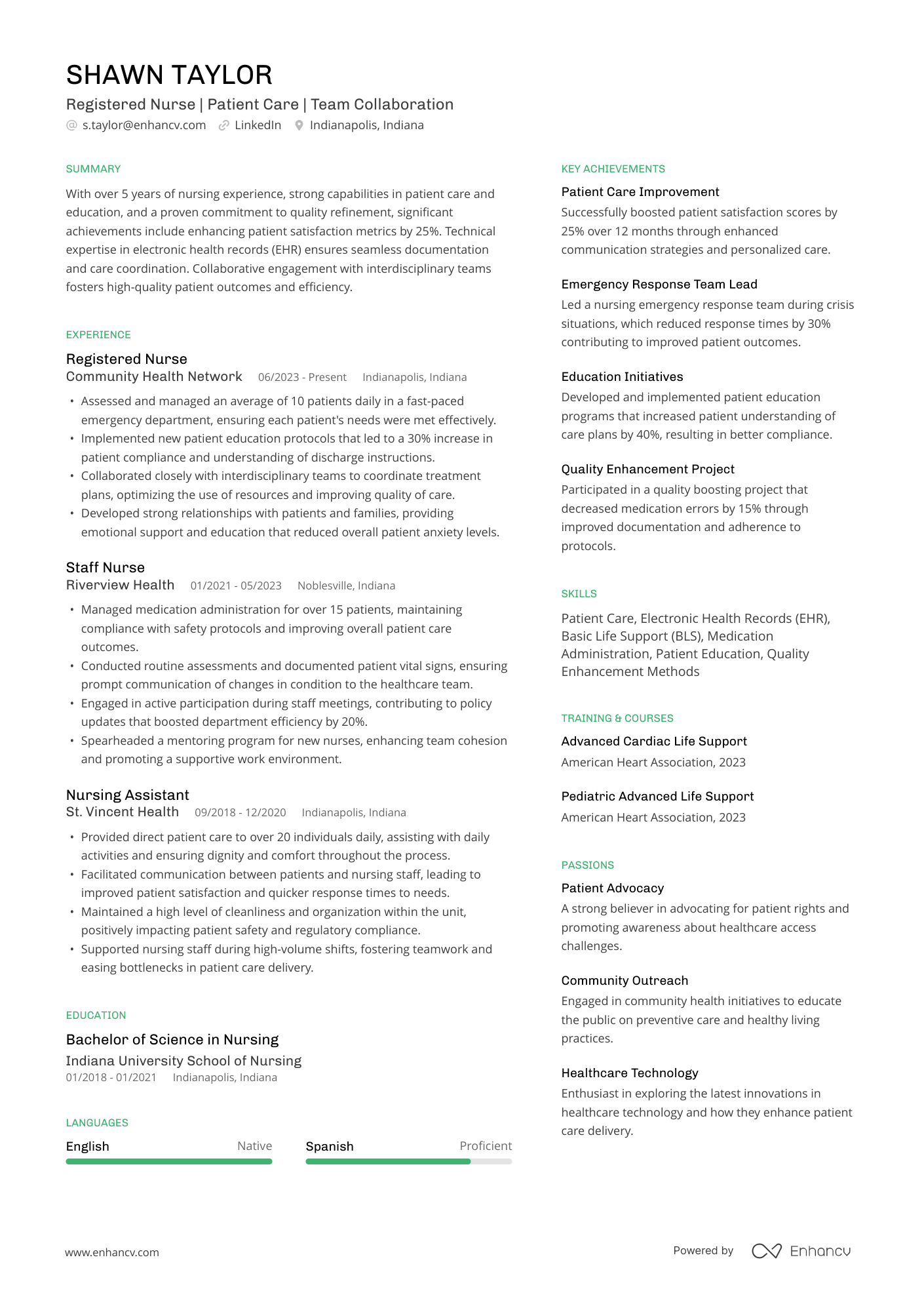 The minimal template is ideal for those who want to blend whitespace and content, without clutter.