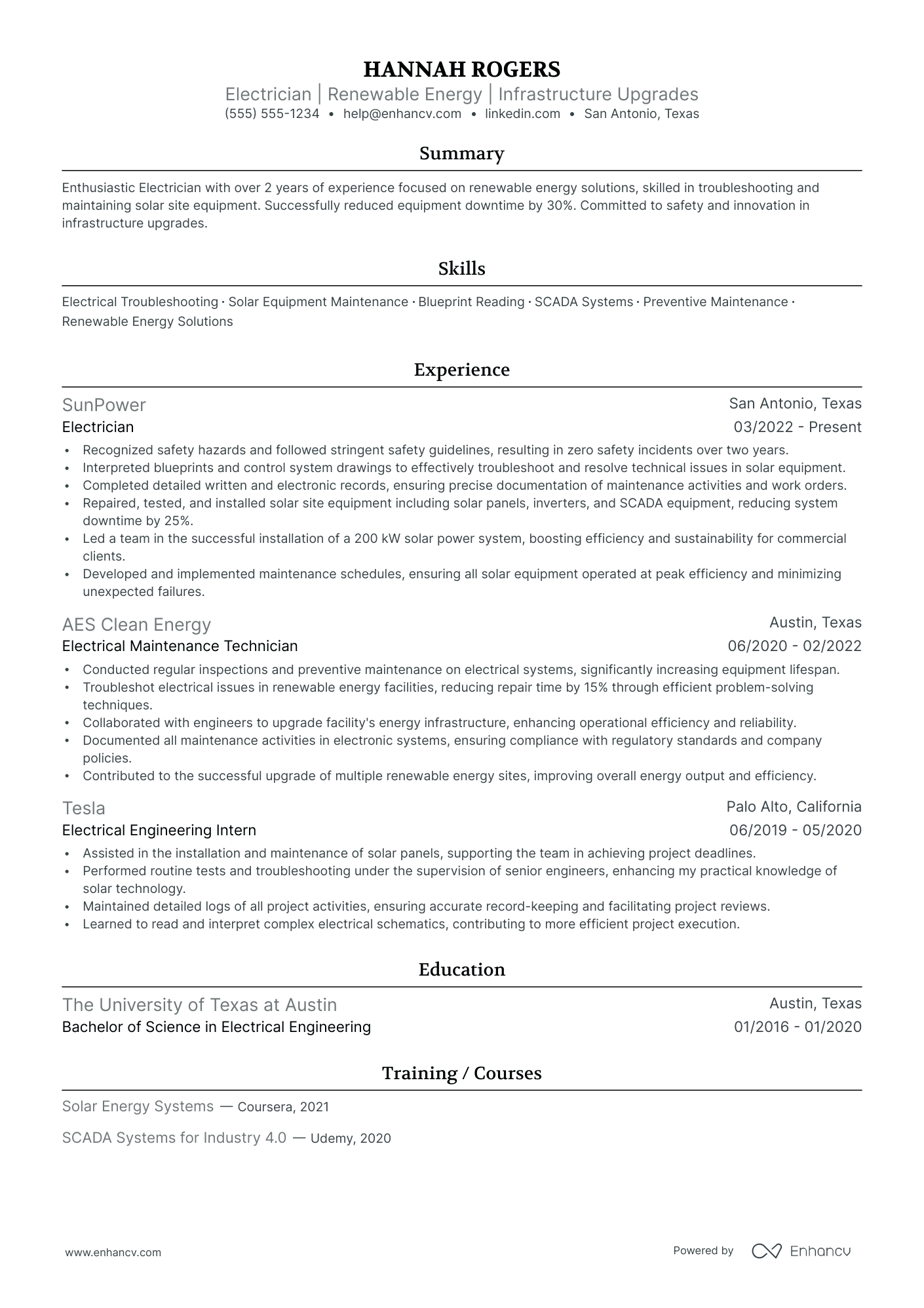 Panel Electrician Resume Example Resume Example