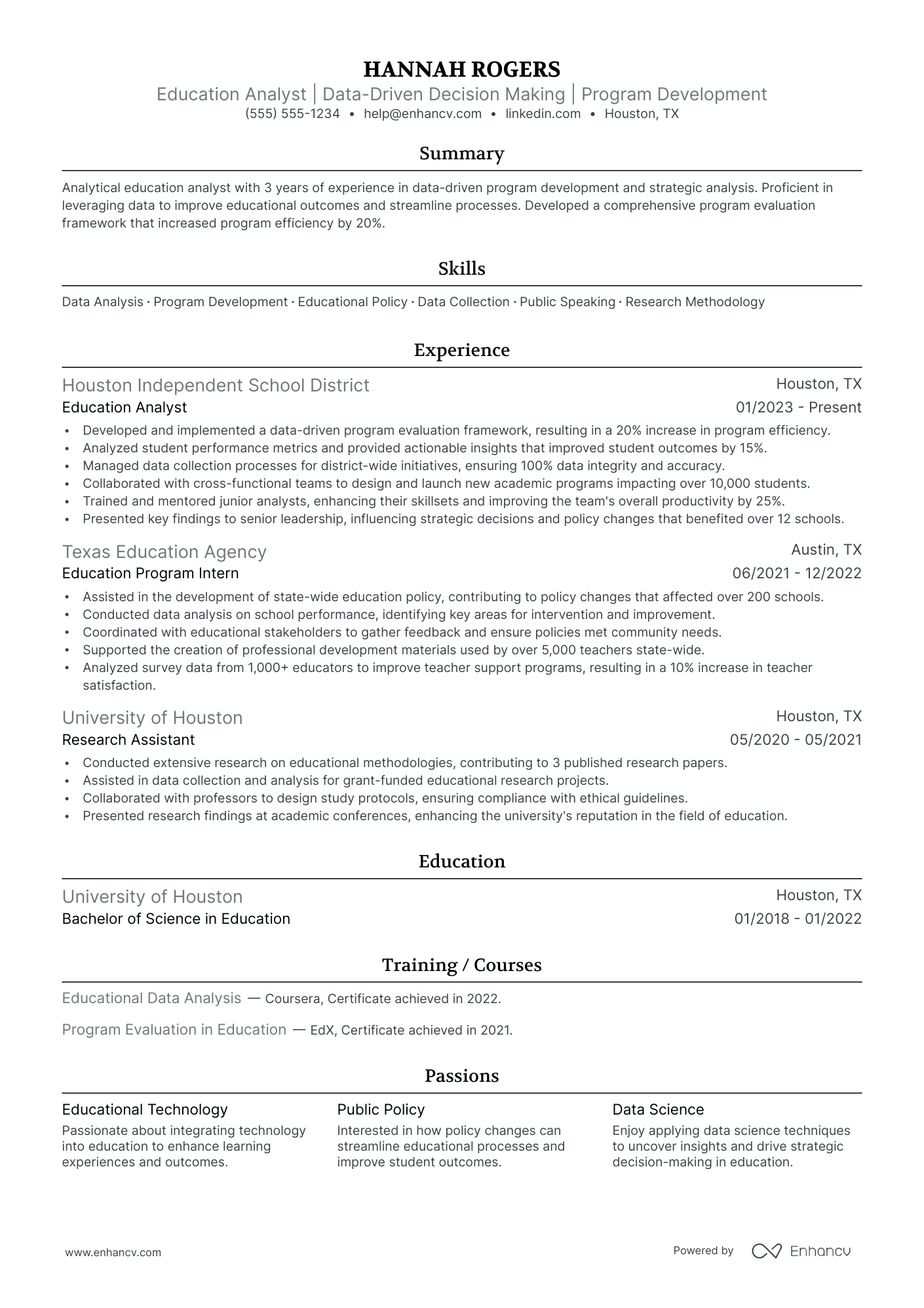 Assistant Finance Manager resume example