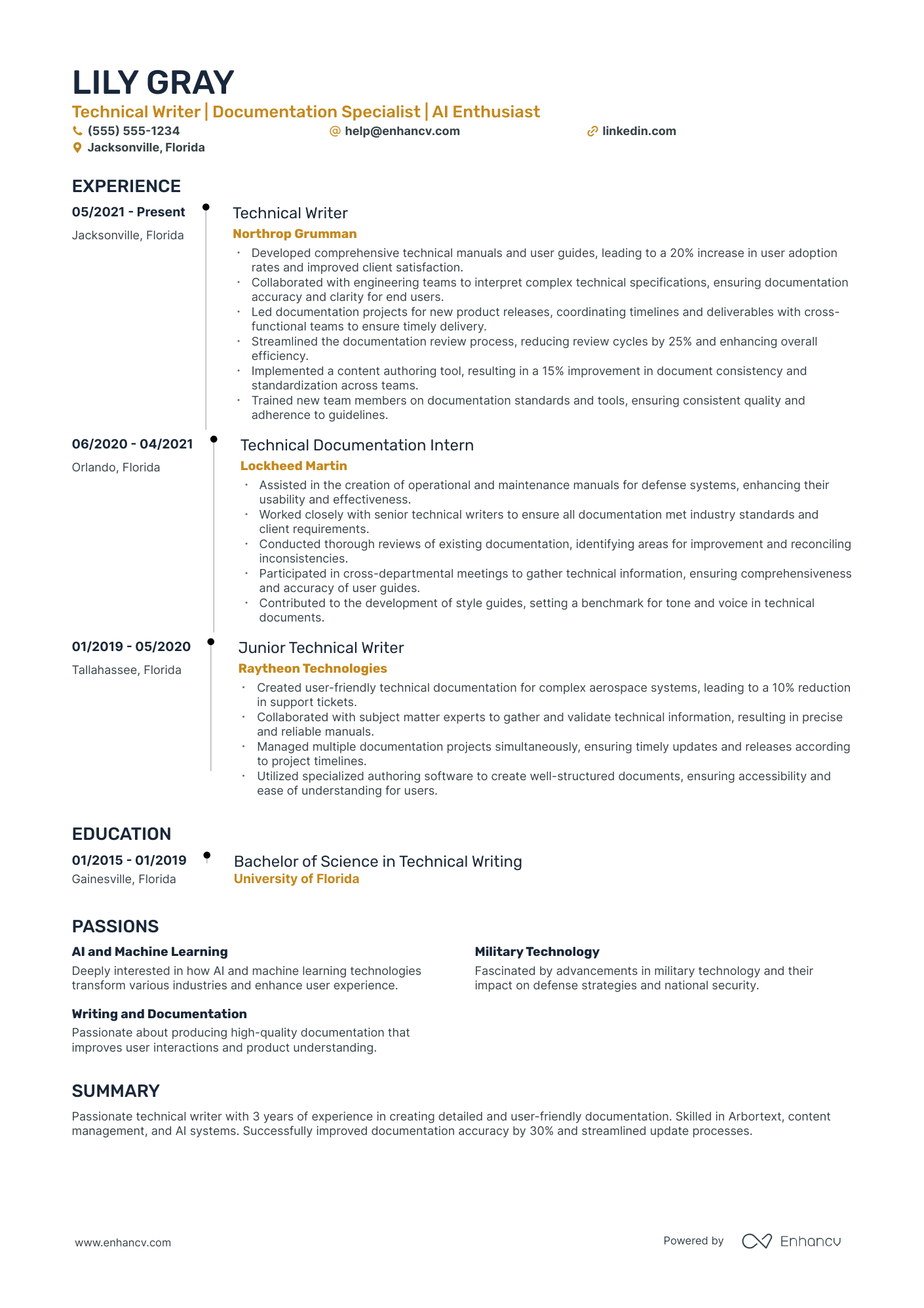 16 Successful Technical Writer Resume Examples And Writing Tips for 2024