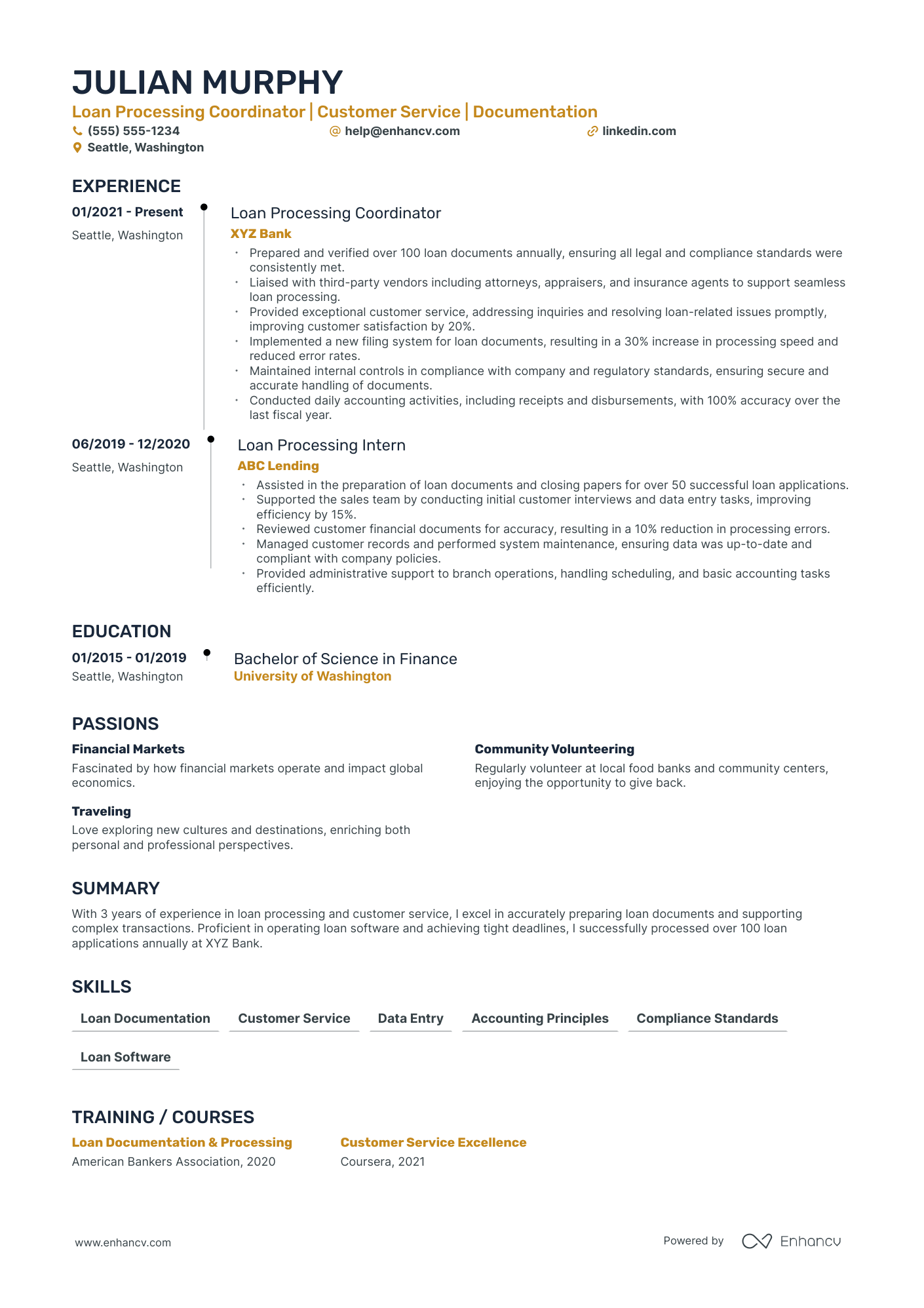 Loan Processor Coordinator Resume Example Resume Example