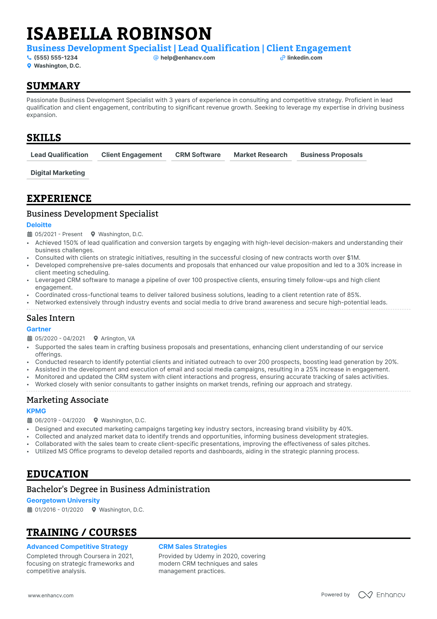 Senior Sales Development Representative Resume Example Resume Example