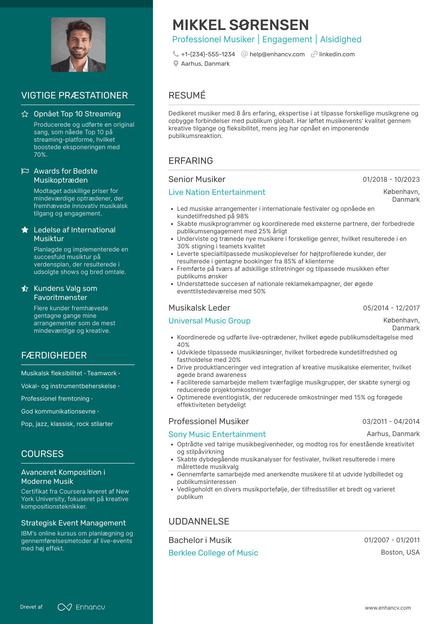 Musiker CV