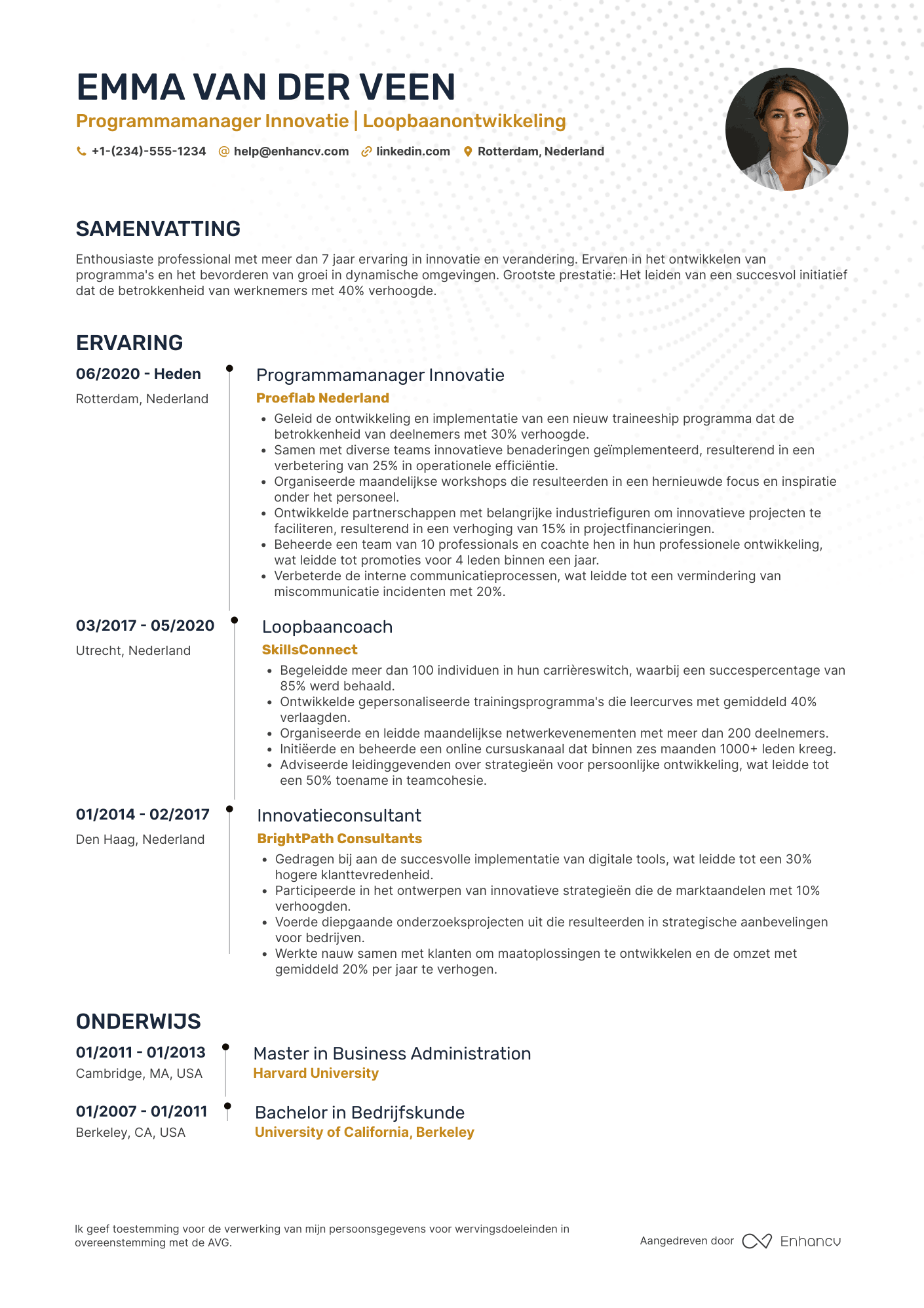 Carriereswitch CV
