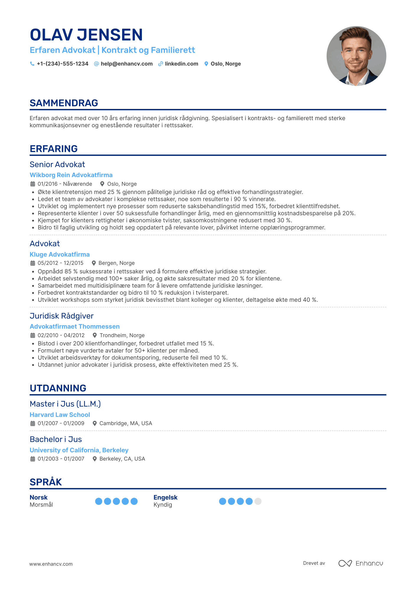 Advokat CV