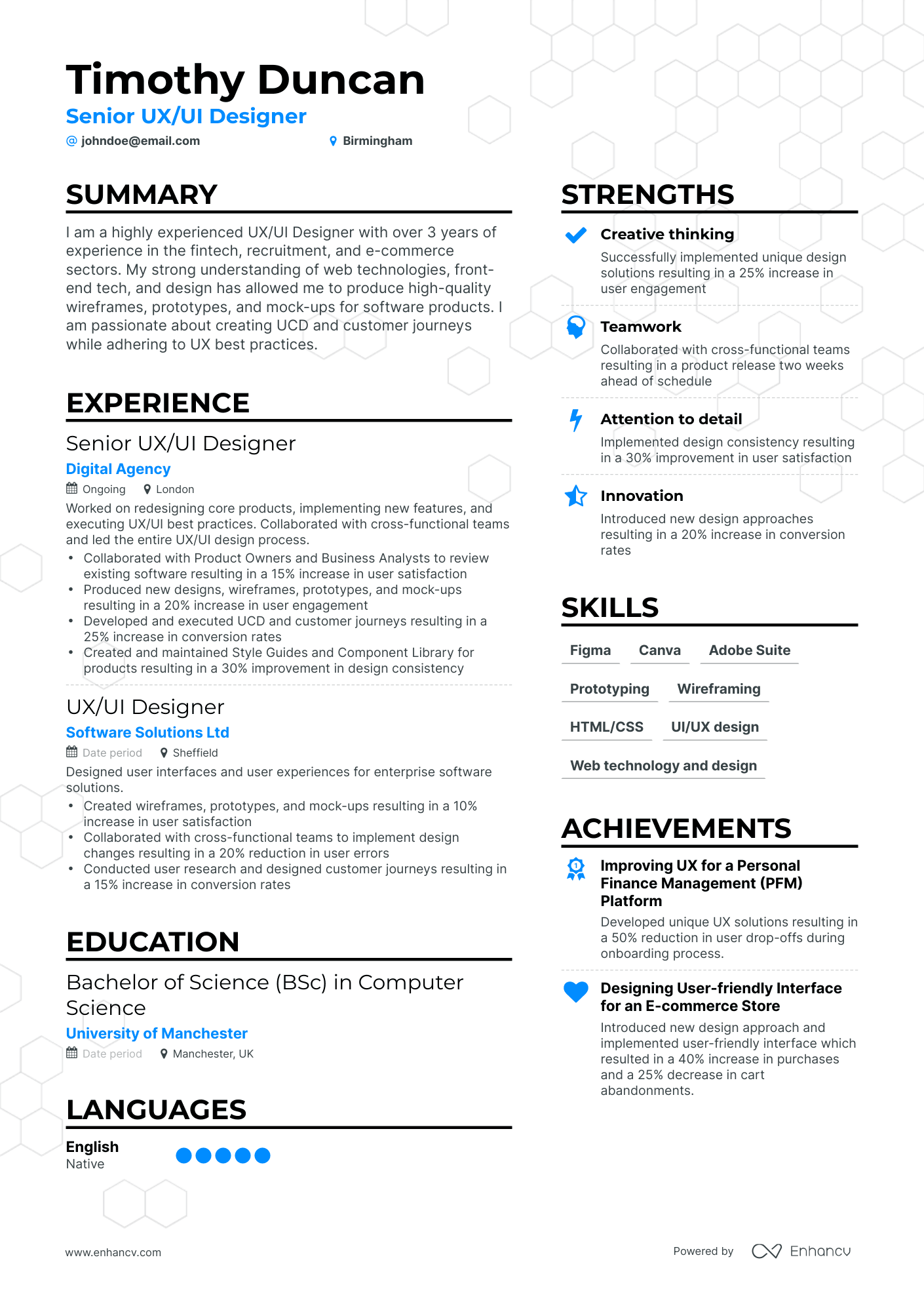 3 UX Designer CV Examples for 2023