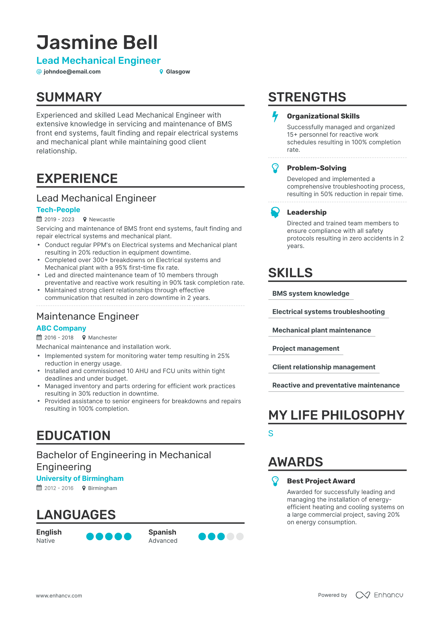 3 Mechanical Engineer CV Examples for 2023