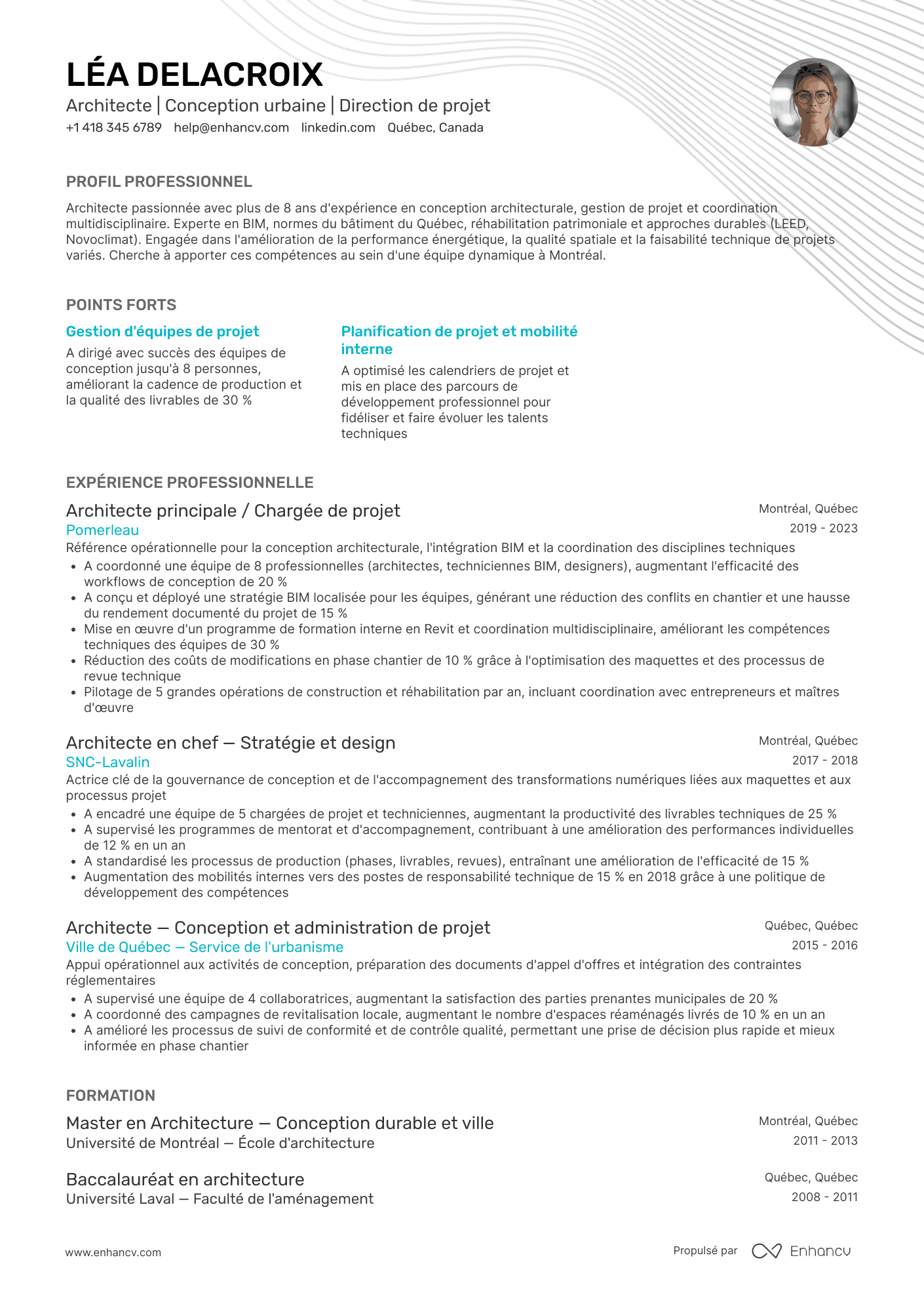 Classique — Modèles de CV gratuits