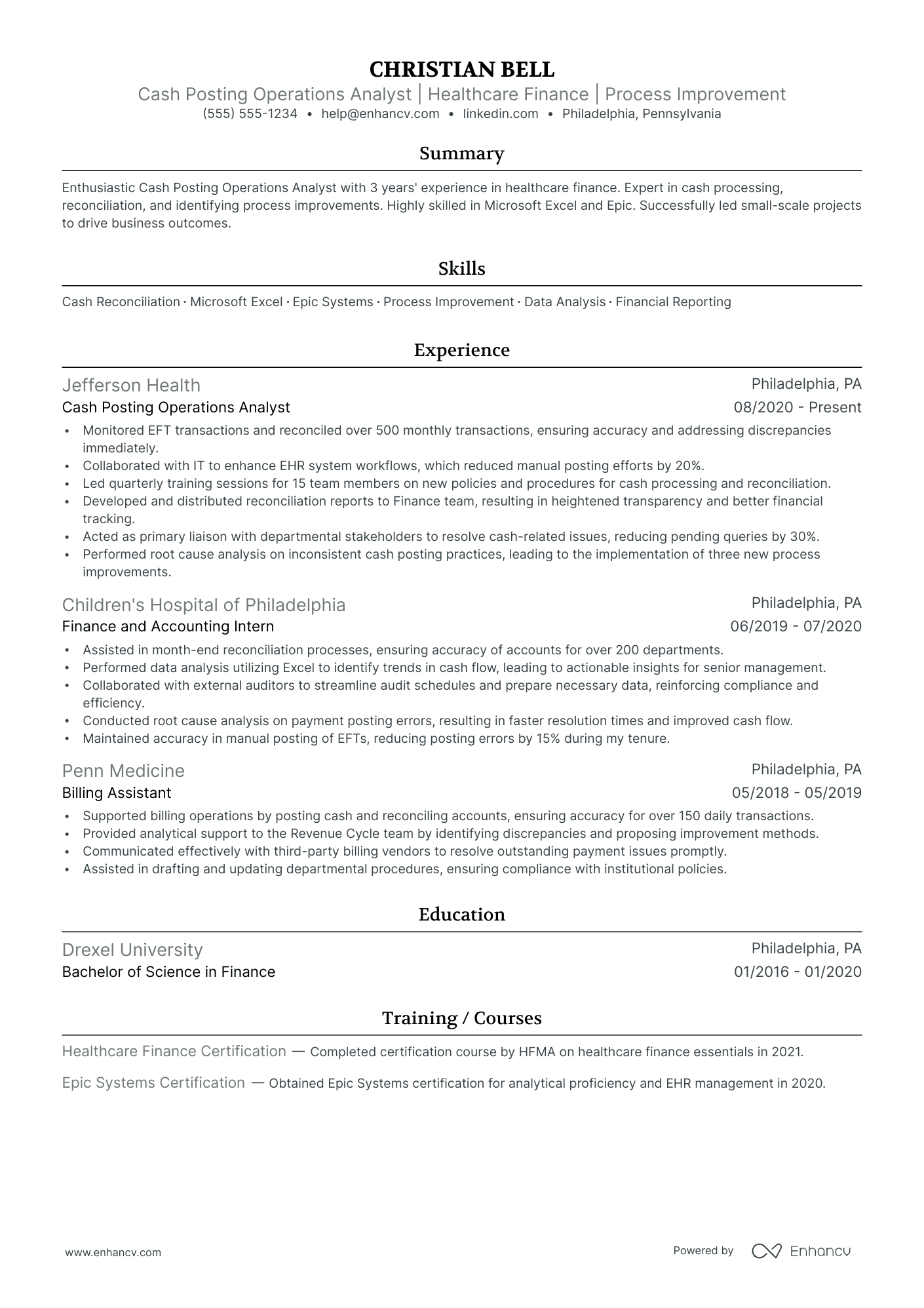 Credit Operations Analyst Resume Example Resume Example